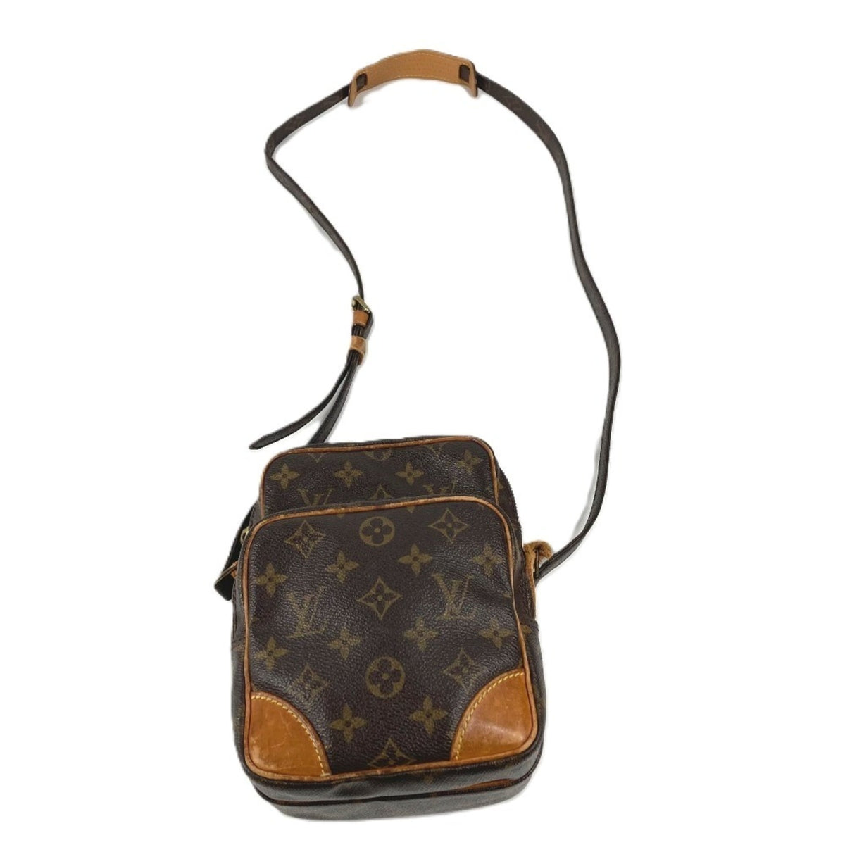 Louis Vuitton Monogram Brown Monogram Pochette Shoulder Bag (Pre-Owned)