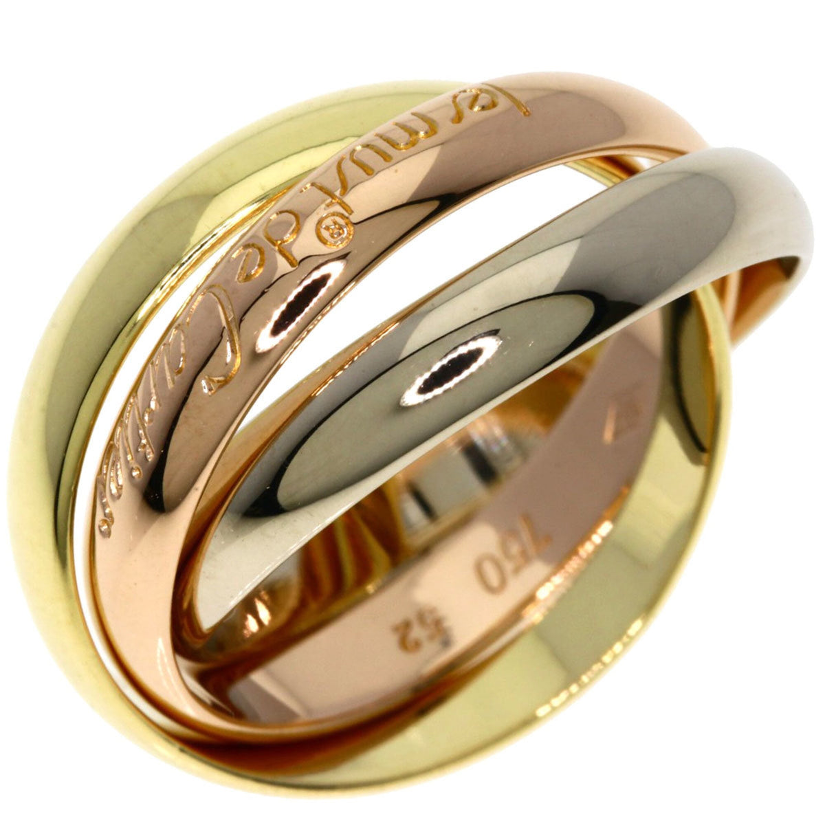 Cartier Yellow Gold (18K) Pink Gold (18K) White Gold (18K) Band Ring (Pre-Owned)