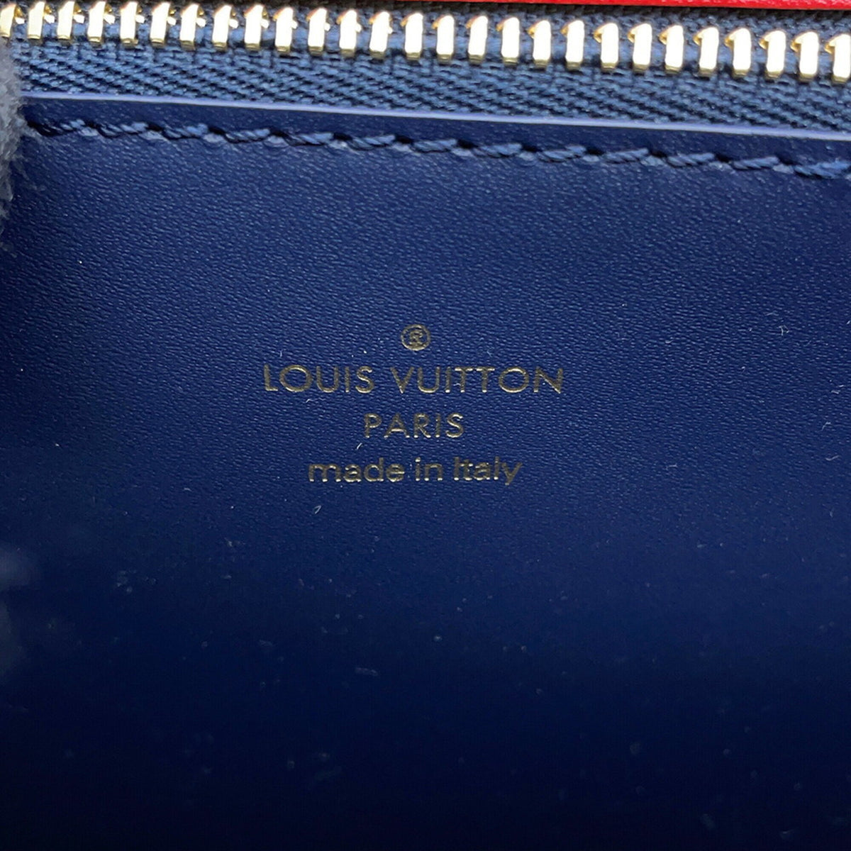 Louis Vuitton Red Color Exotic Leather Handbag Shoulder Bag (Pre-Owned)