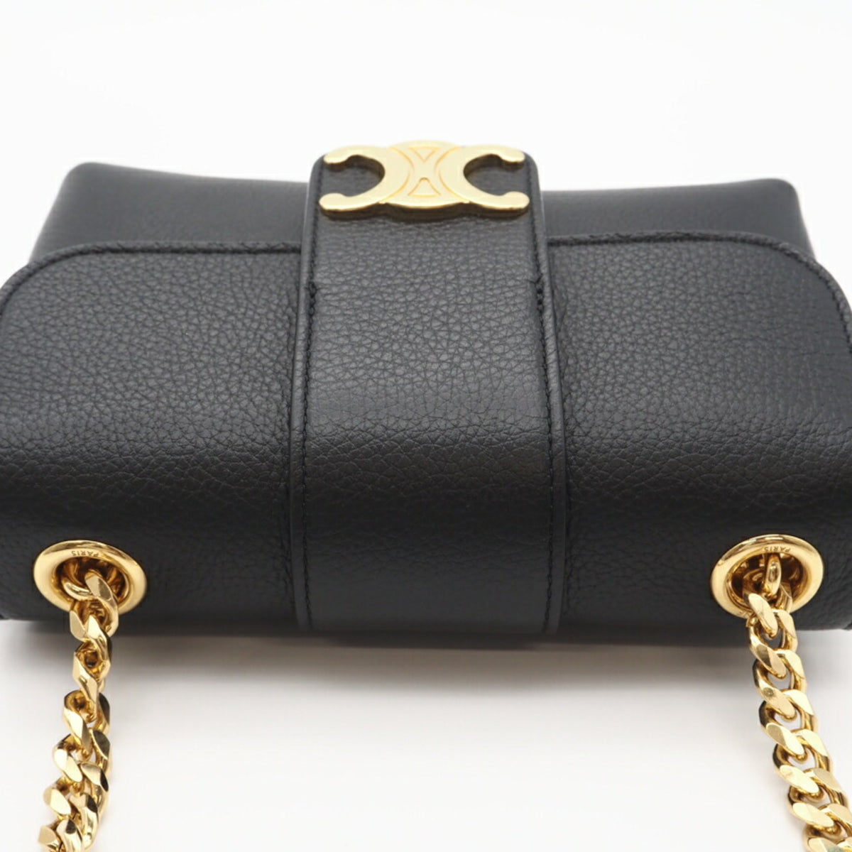 Celine Black Leather Shoulder Bag (Pre-Owned)