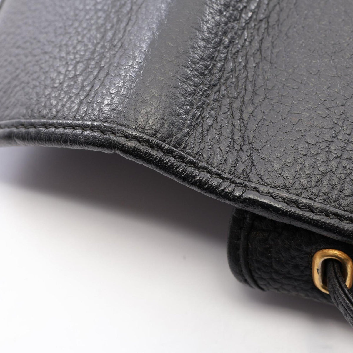 Christian Dior Black Leather Handbag Shoulder Bag (Pre-Owned)