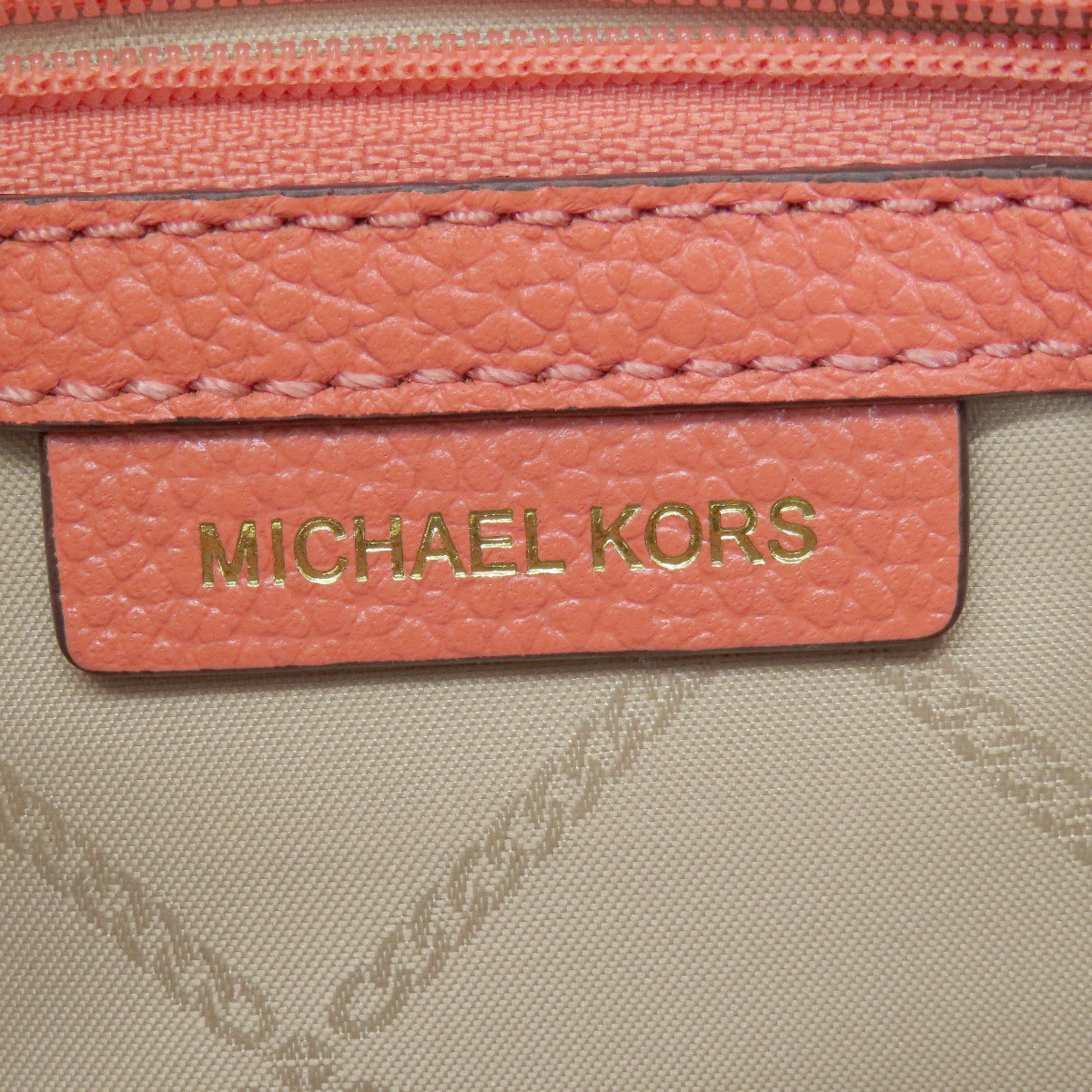 Michael Kors Pink Leather Shoulder Bag (Pre-Owned)