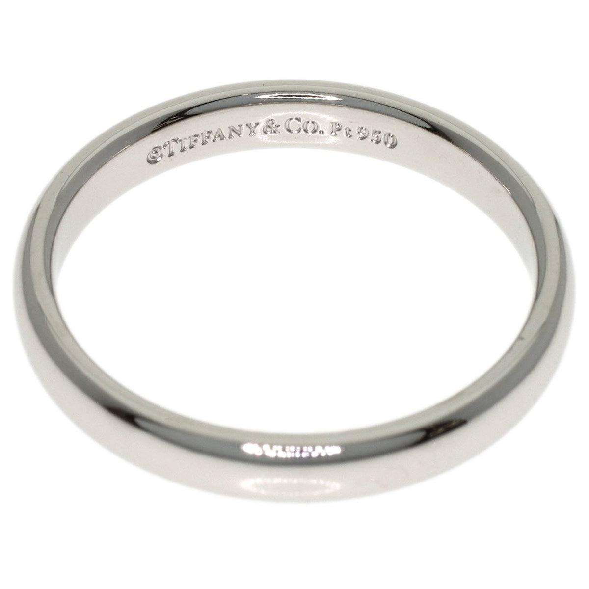 Tiffany Platinum 950 Band Ring (Pre-Owned)