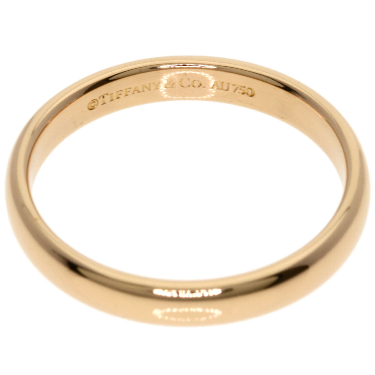 Tiffany Pink Gold (18K) Band Ring (Pre-Owned)