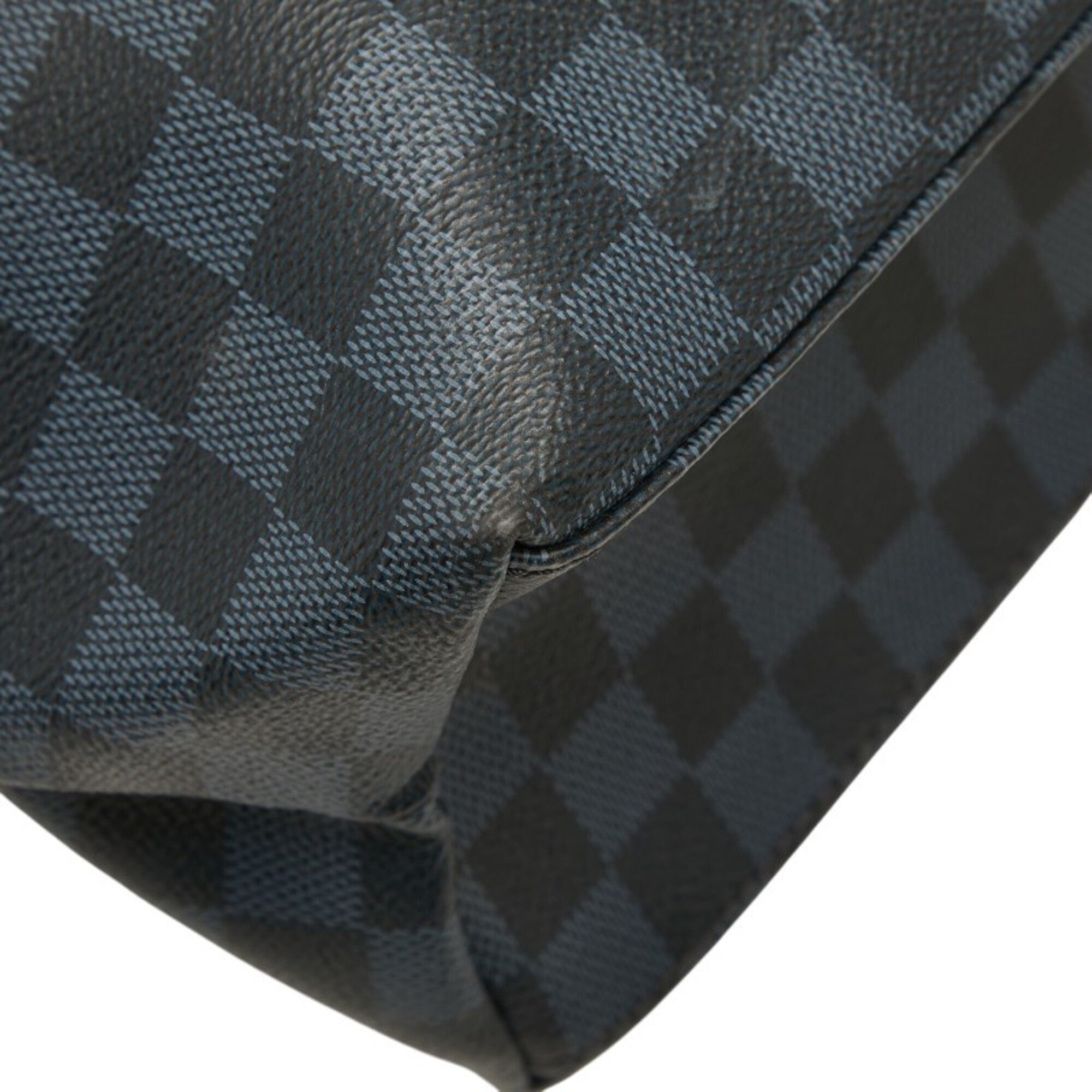 Louis Vuitton Damier Cobalt Black Navy Pvc Leather Backpack (Pre-Owned)