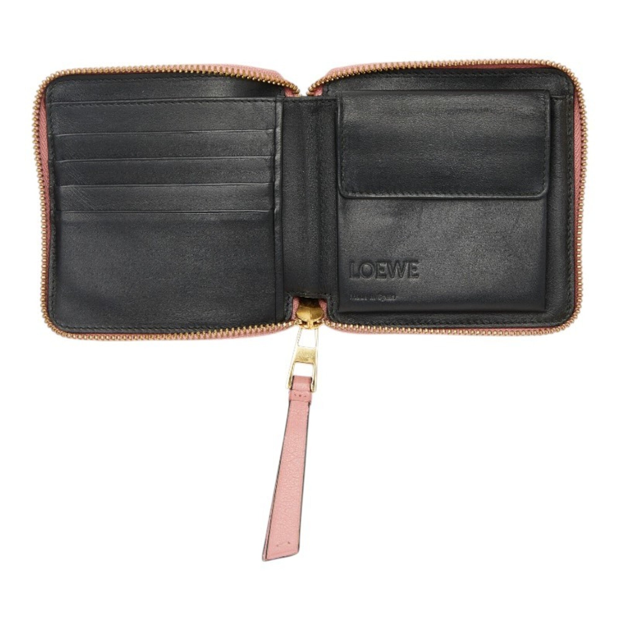 Loewe Pink Leather Wallet (Bi-Fold) (Pre-Owned)