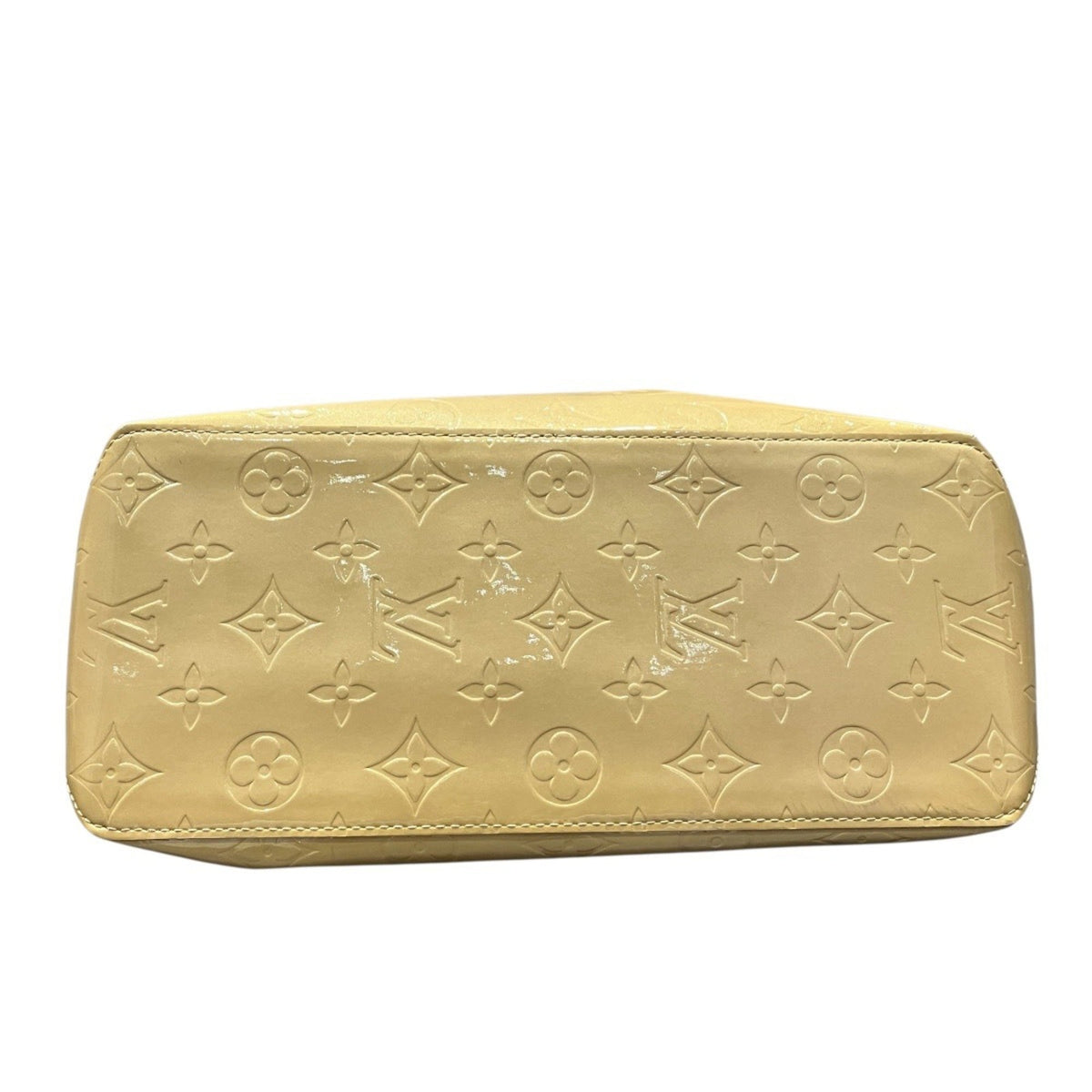 Louis Vuitton Beige Patent Leather Handbag (Pre-Owned)