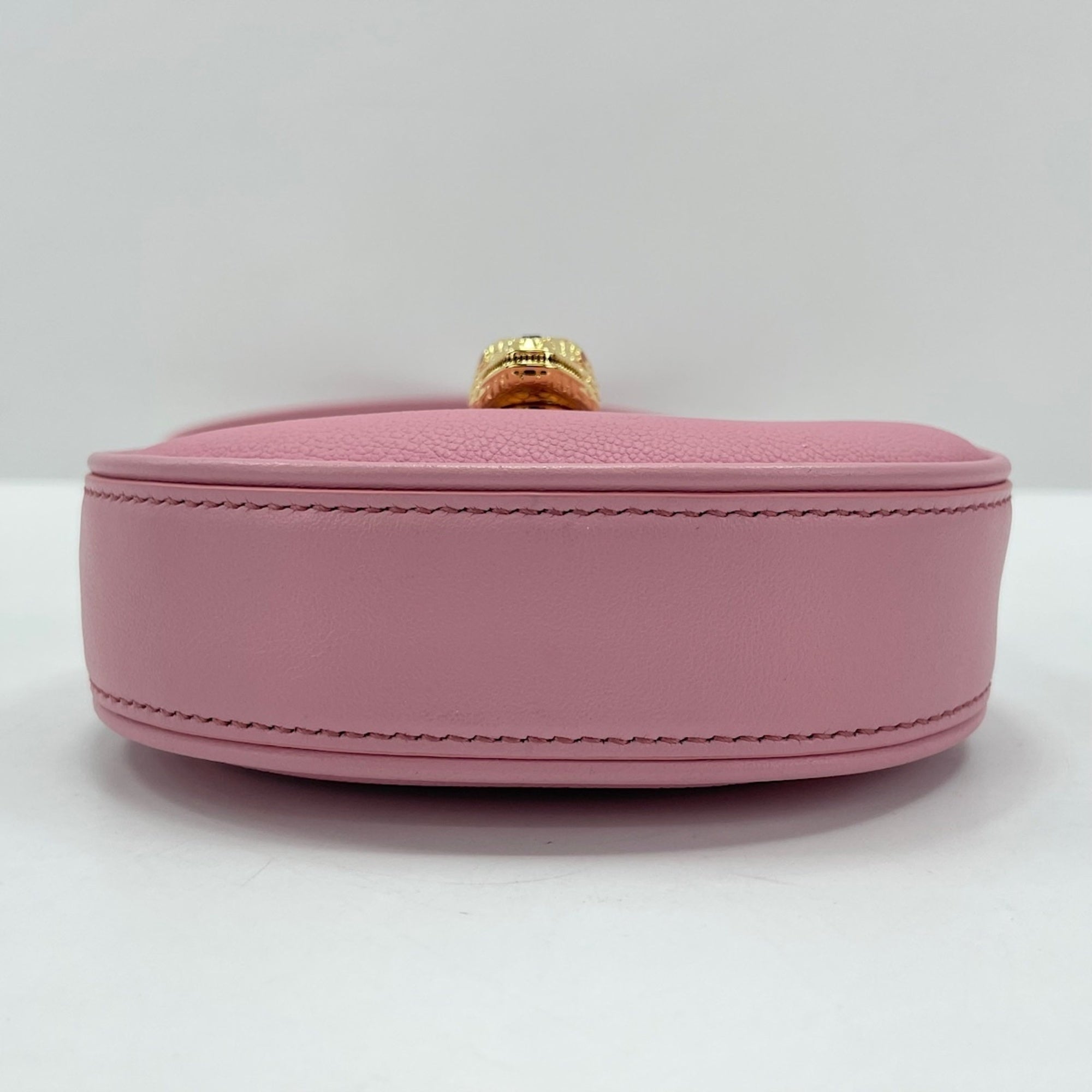 Bvlgari Pink Leather Shoulder Bag (Pre-Owned)
