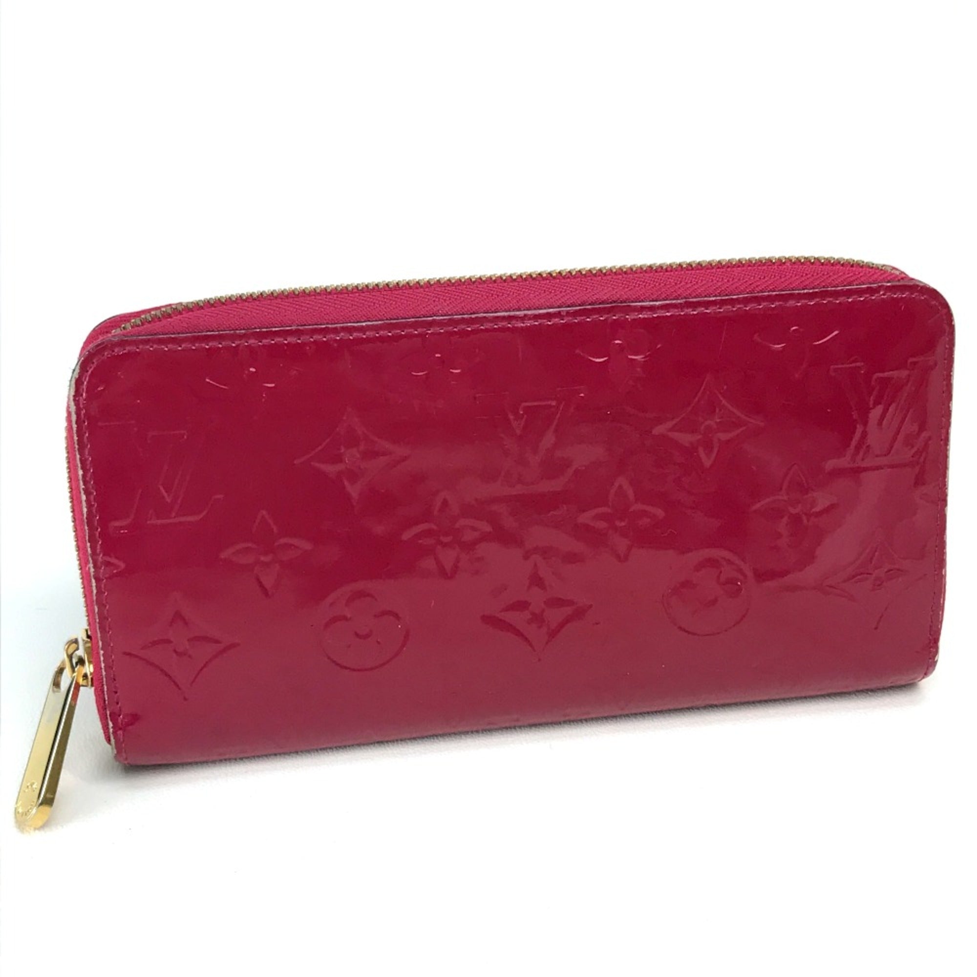 Louis Vuitton Pink Leather Long Wallet (Bi-Fold) (Pre-Owned)