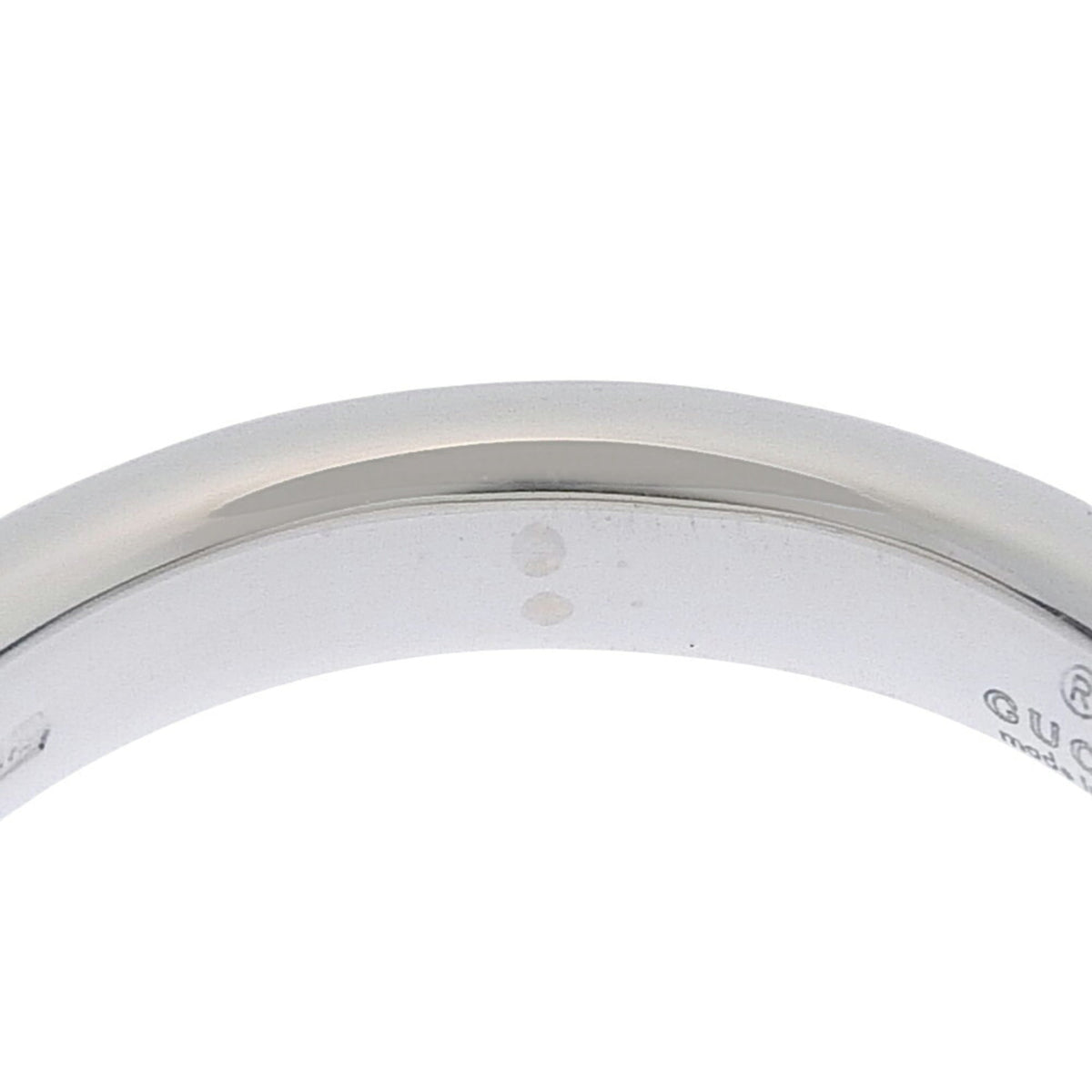 Gucci White Gold White Gold (18K) Band Ring (Pre-Owned)