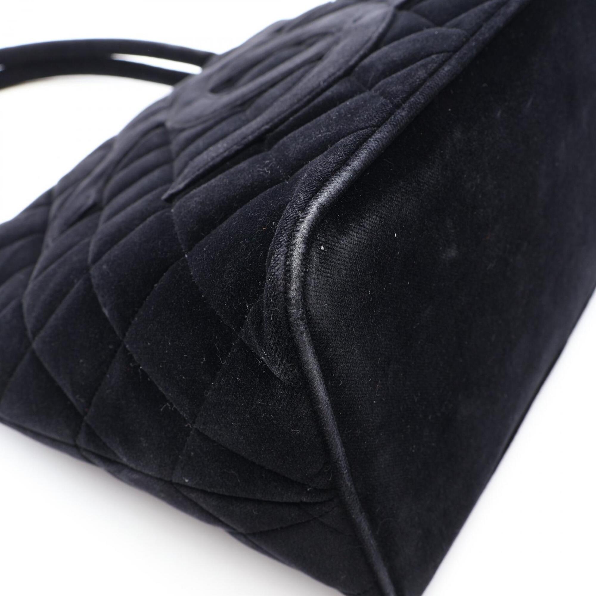 Chanel Black Fabric Handbag Tote Bag (Pre-Owned)