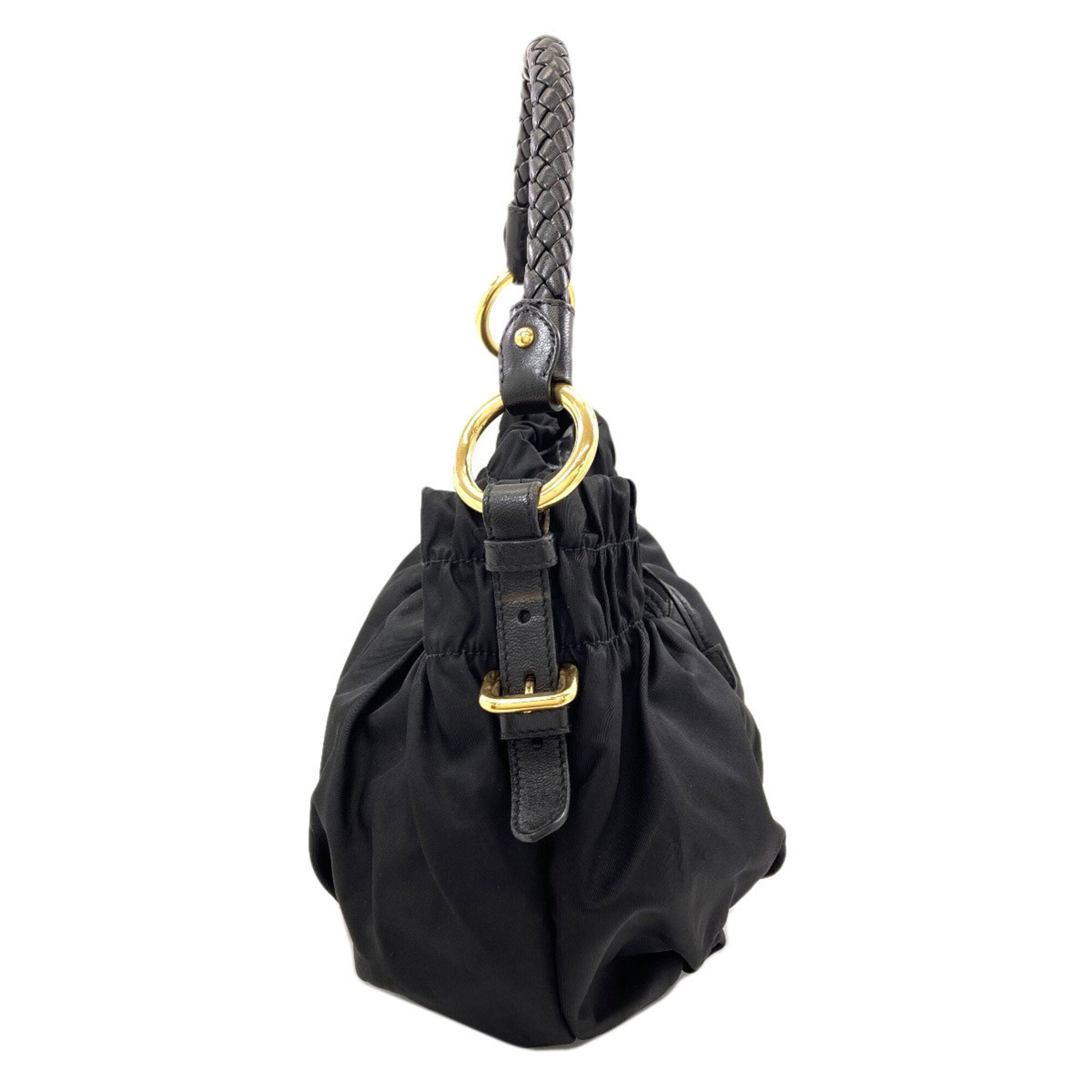 Prada Black Nylon Handbag (Pre-Owned)