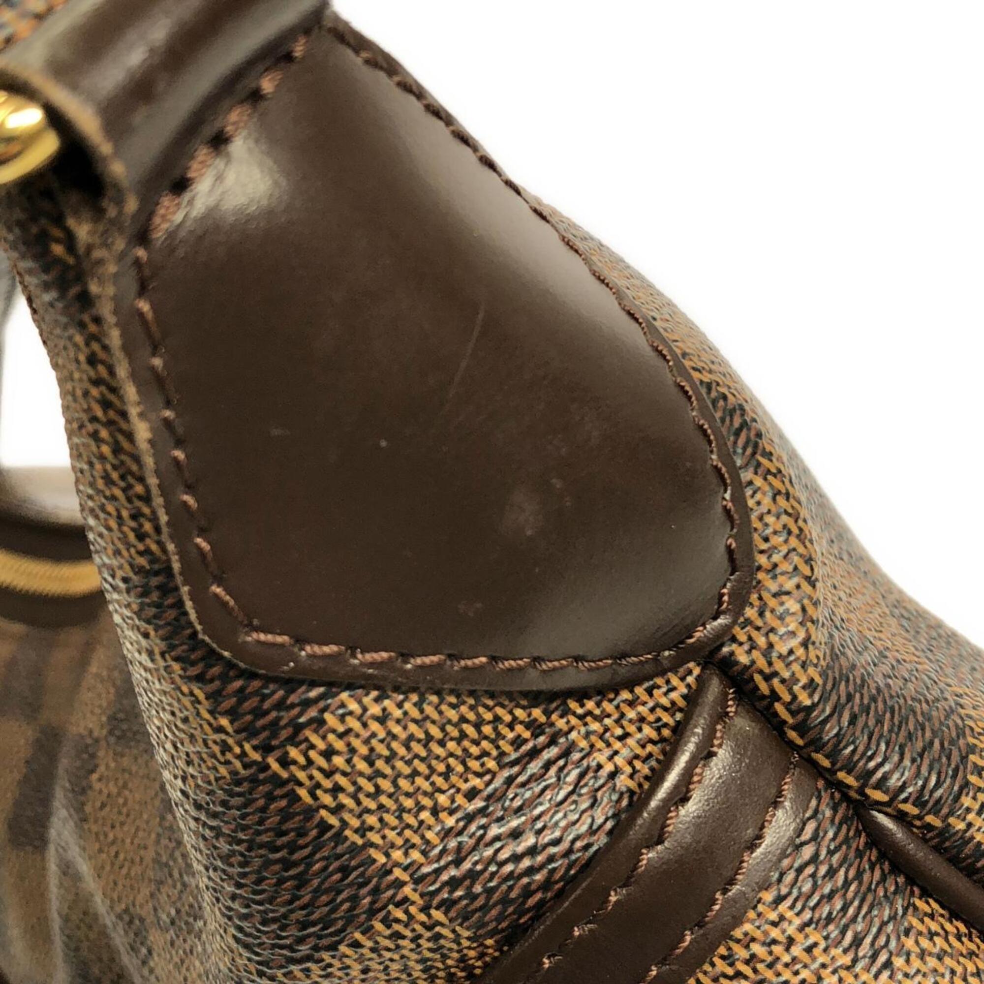 Louis Vuitton Damier Damier Canvas Ebene Damier Canvas Shoulder Bag (Pre-Owned)