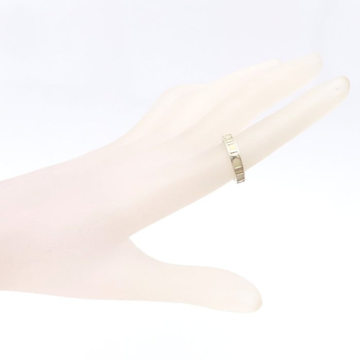 Tiffany Atlas Silver 925 Band Ring (Pre-Owned)