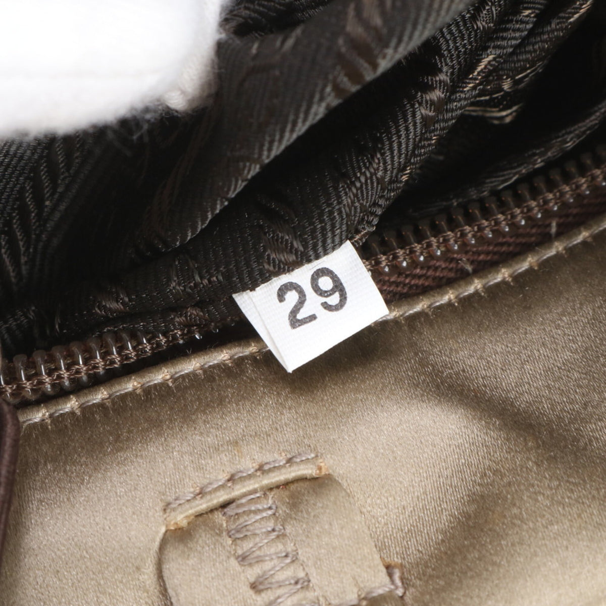 Prada Gold Handbag Shoulder Bag Tote Bag (Pre-Owned)