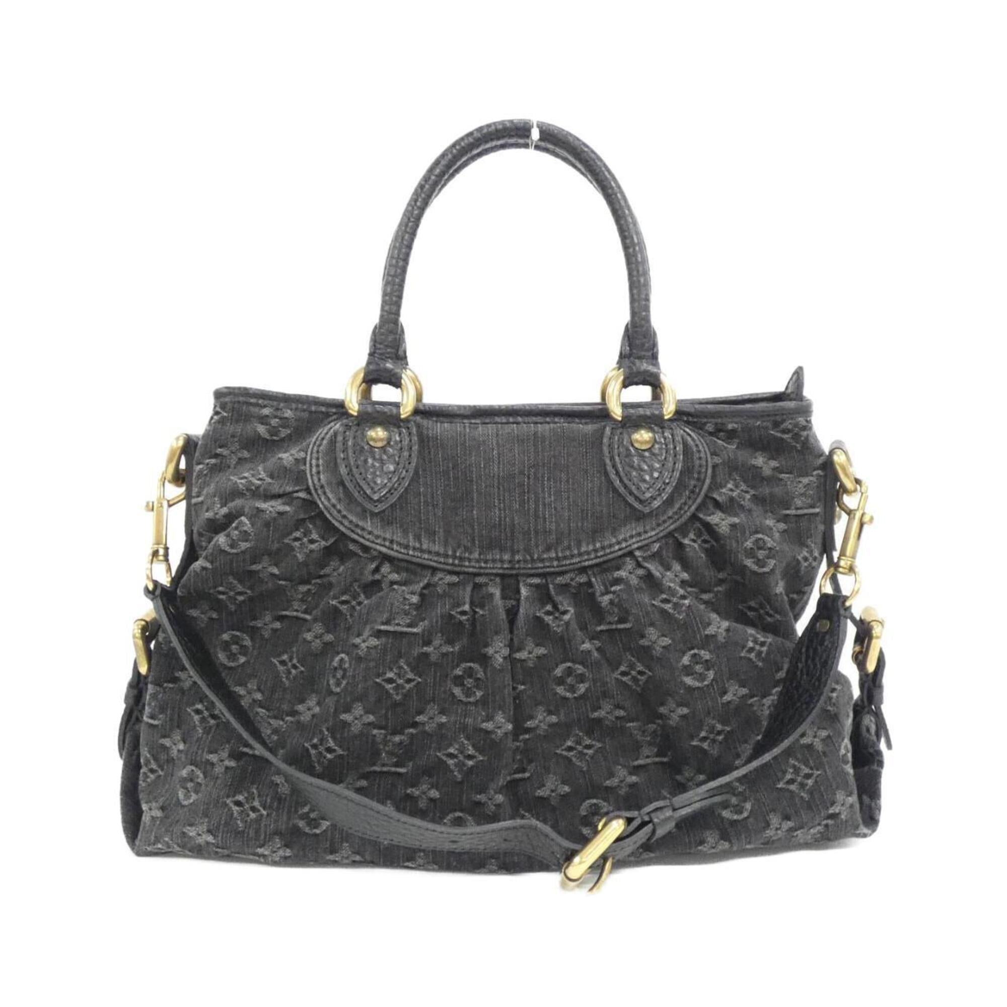 Louis Vuitton Monogram Denim Black Monogram Denim Handbag (Pre-Owned)