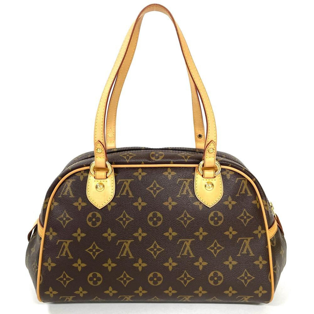 Louis Vuitton Brown Monogram Canvas Shoulder Bag (Pre-Owned)