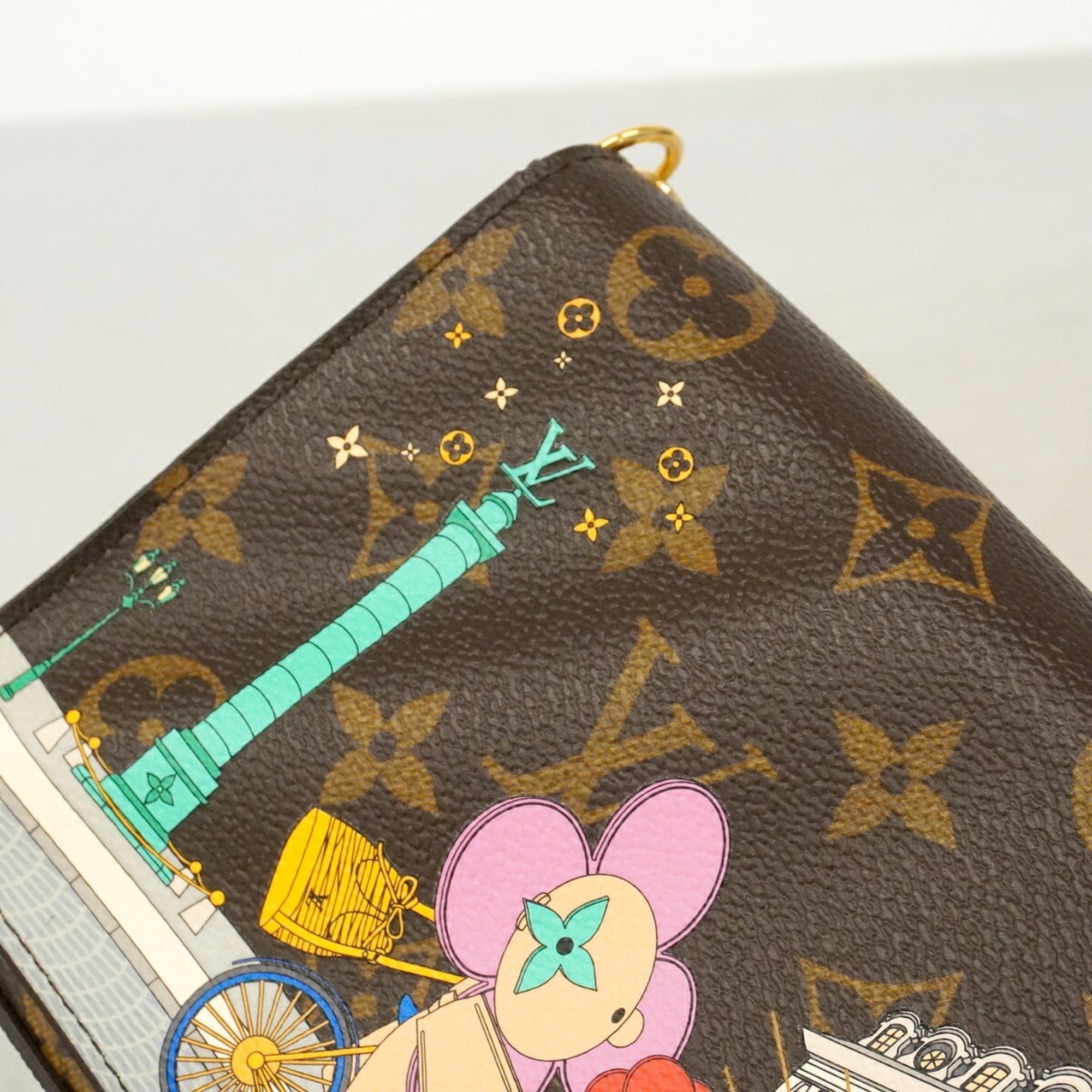Louis Vuitton Brown Chain/Shoulder Wallet (Pre-Owned)