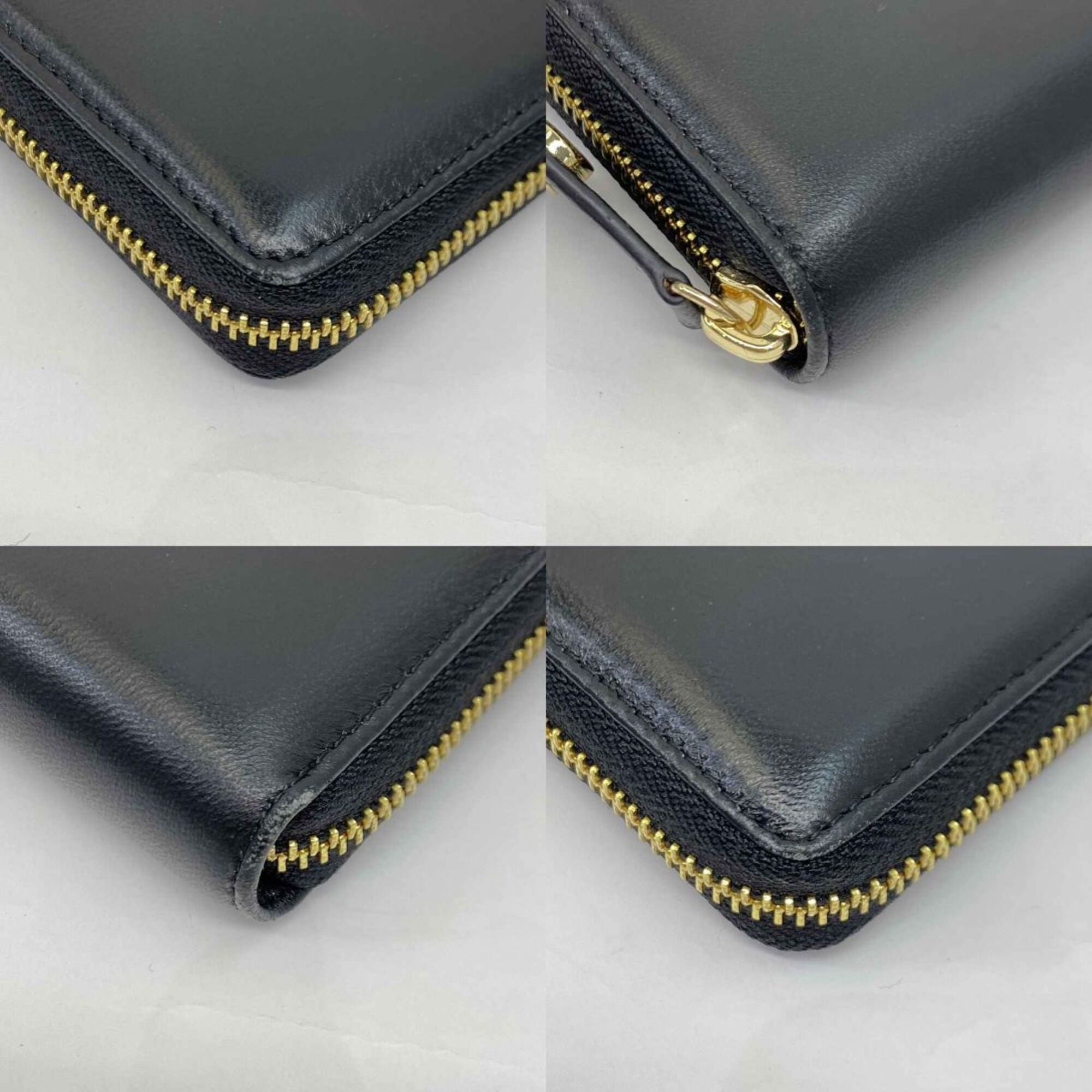 Vivienne Westwood Black Long Wallet (Bi-Fold) (Pre-Owned)