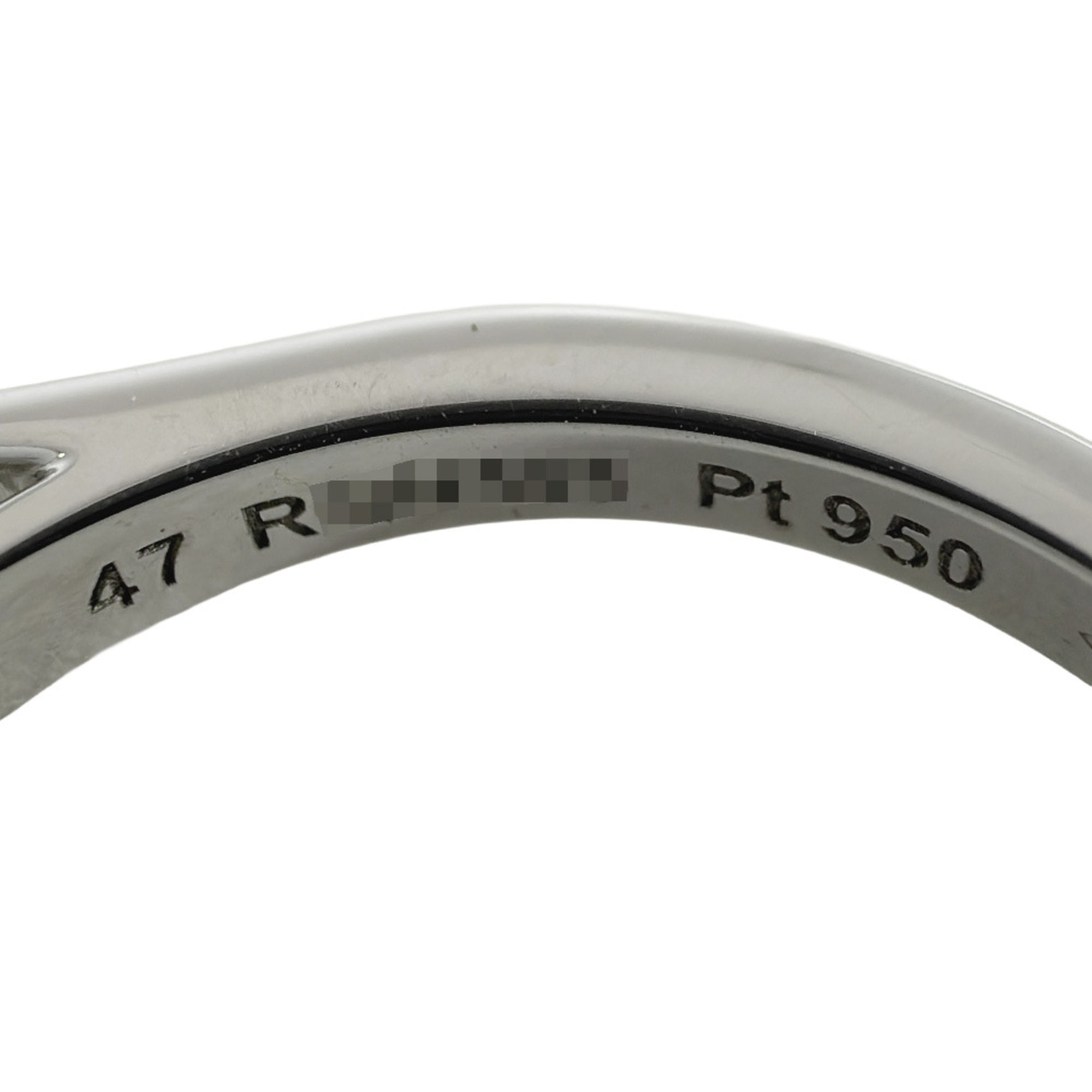 Cartier Silver Platinum 950 Anniversary Ring (Pre-Owned)