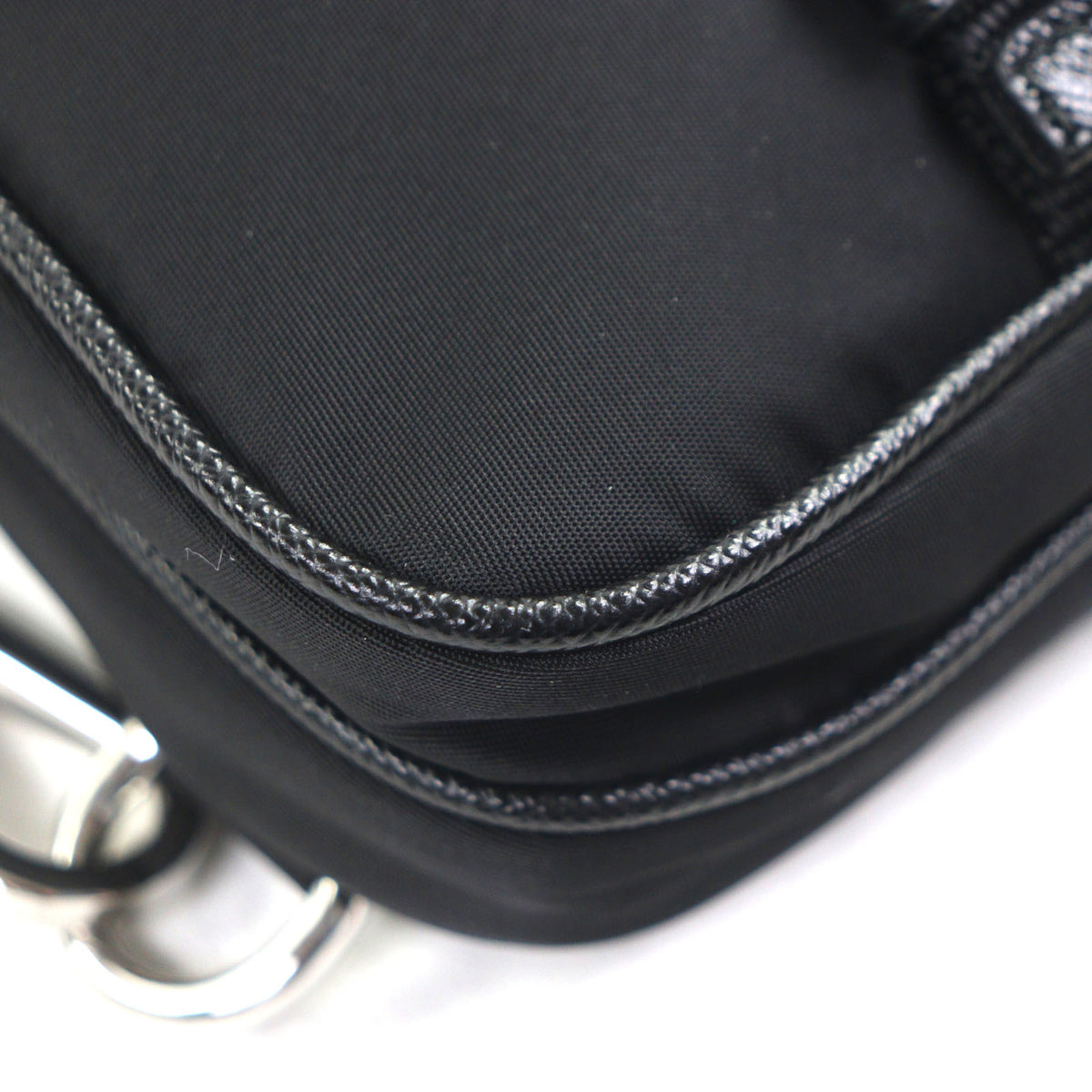 Prada Black Saffiano Nylon Sling Bag (Pre-Owned)