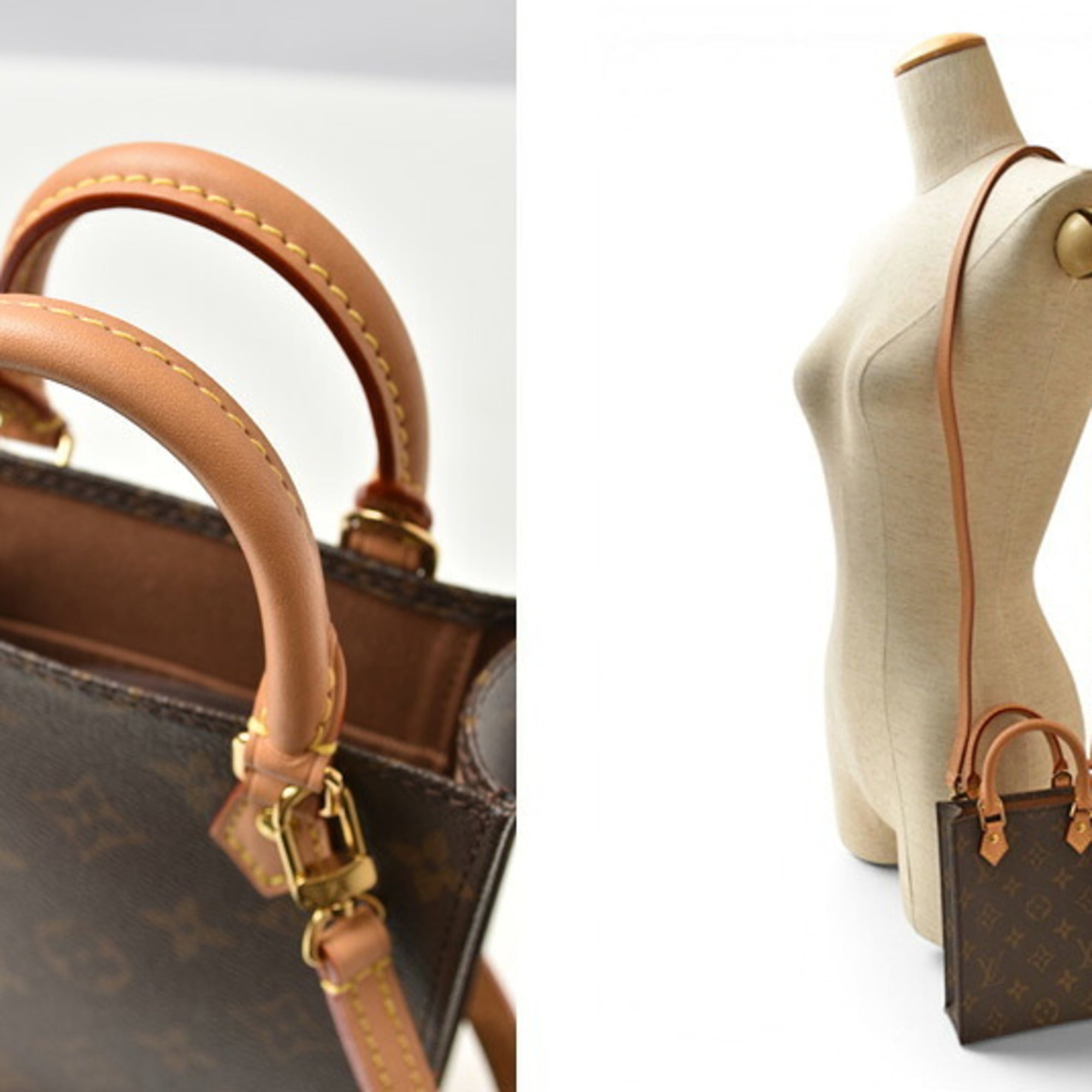 Louis Vuitton Brown Monogram Handbag Shoulder Bag (Pre-Owned)