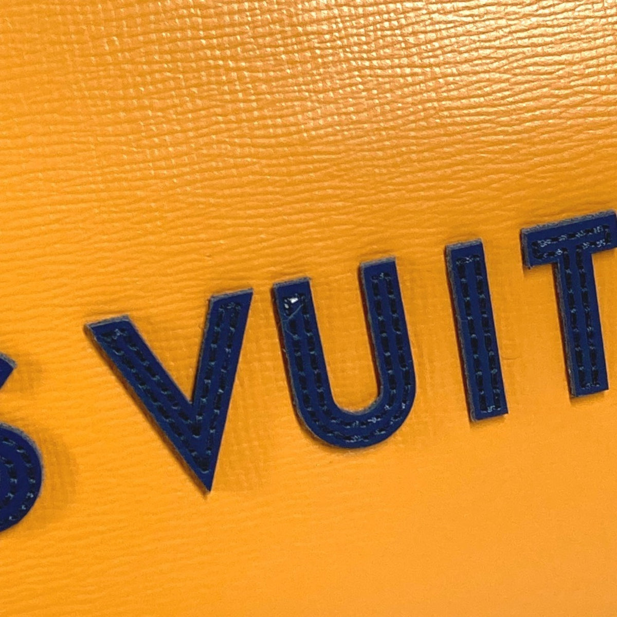 Louis Vuitton Orange Leather Shoulder Bag Tote Bag (Pre-Owned)