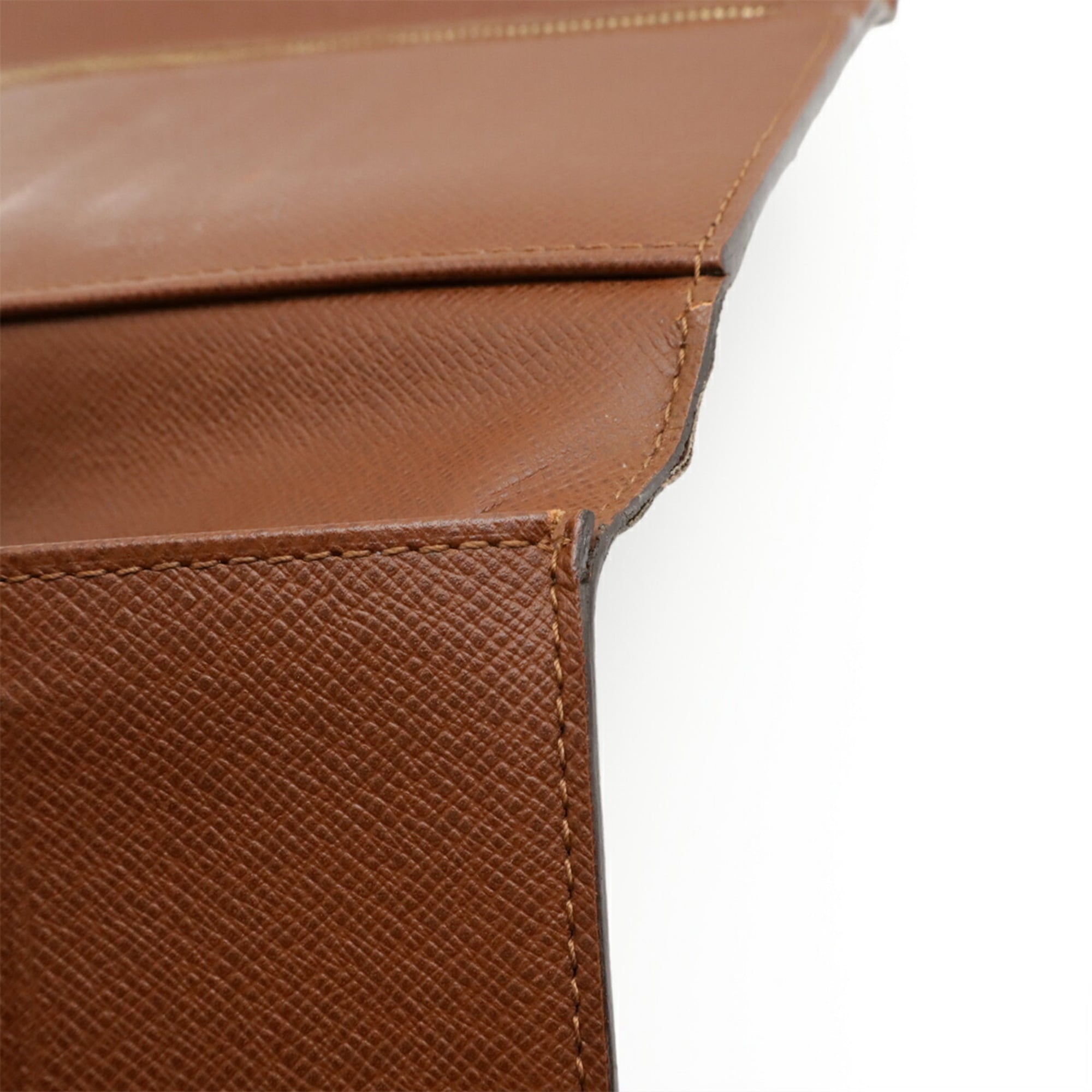 Louis Vuitton Monogram Brown Monogram Long Wallet (Tri-Fold) (Pre-Owned)