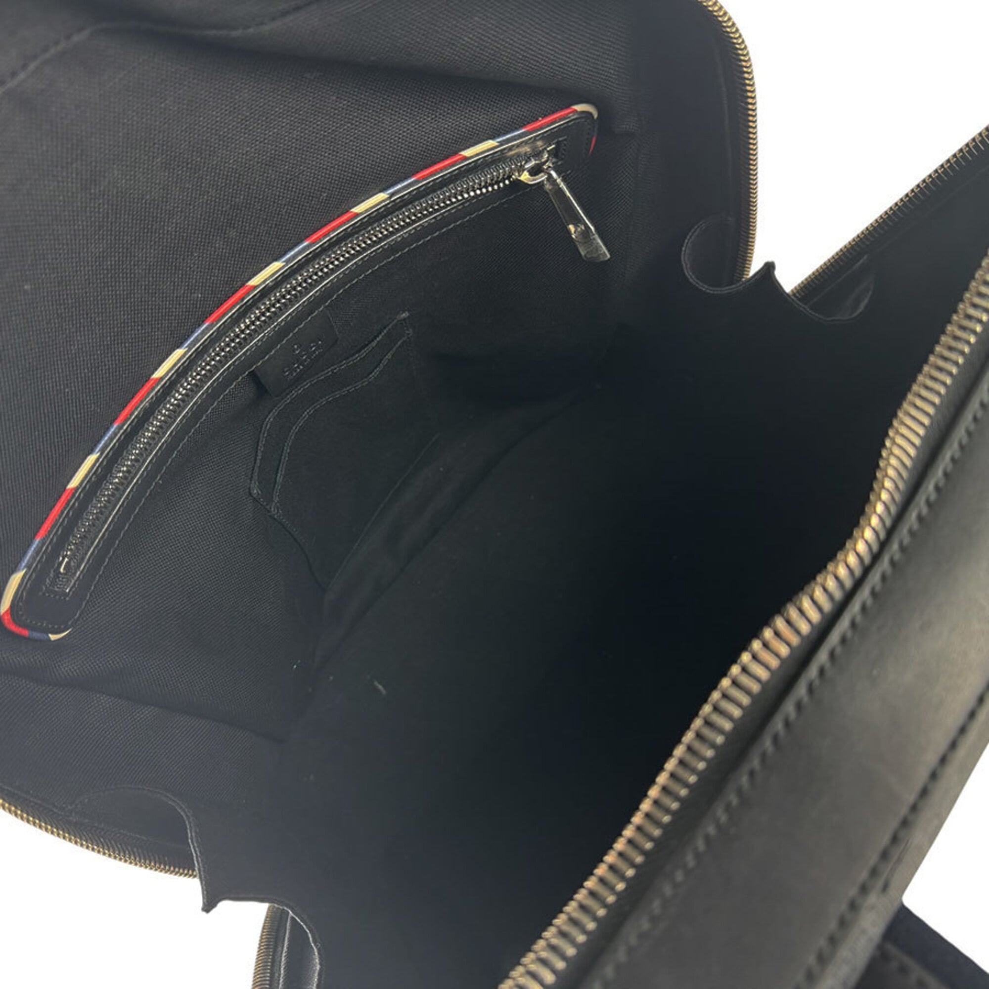 Gucci Black Gray Multi-Color Gg Supreme Backpack (Pre-Owned)