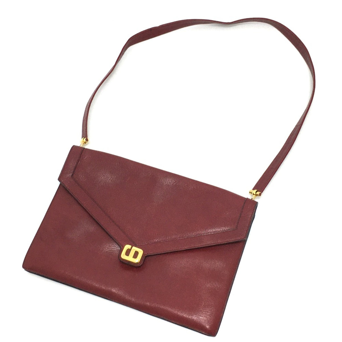 Christian Dior Red Leather Shoulder Bag (Pre-Owned)