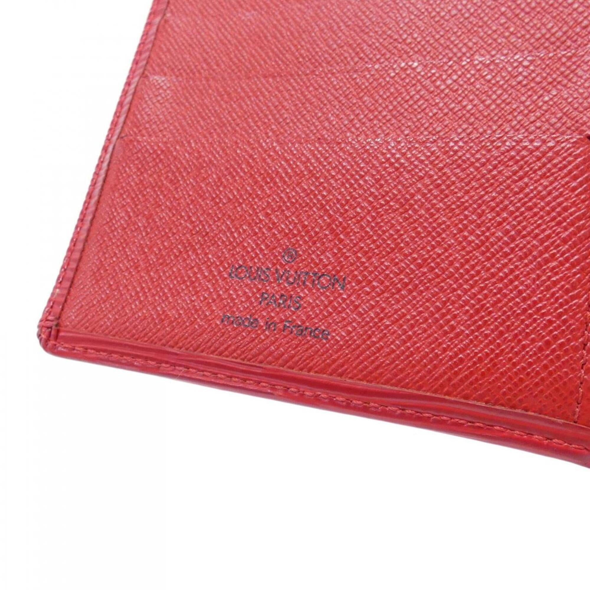 Louis Vuitton Rouge Leather Wallet (Bi-Fold) (Pre-Owned)