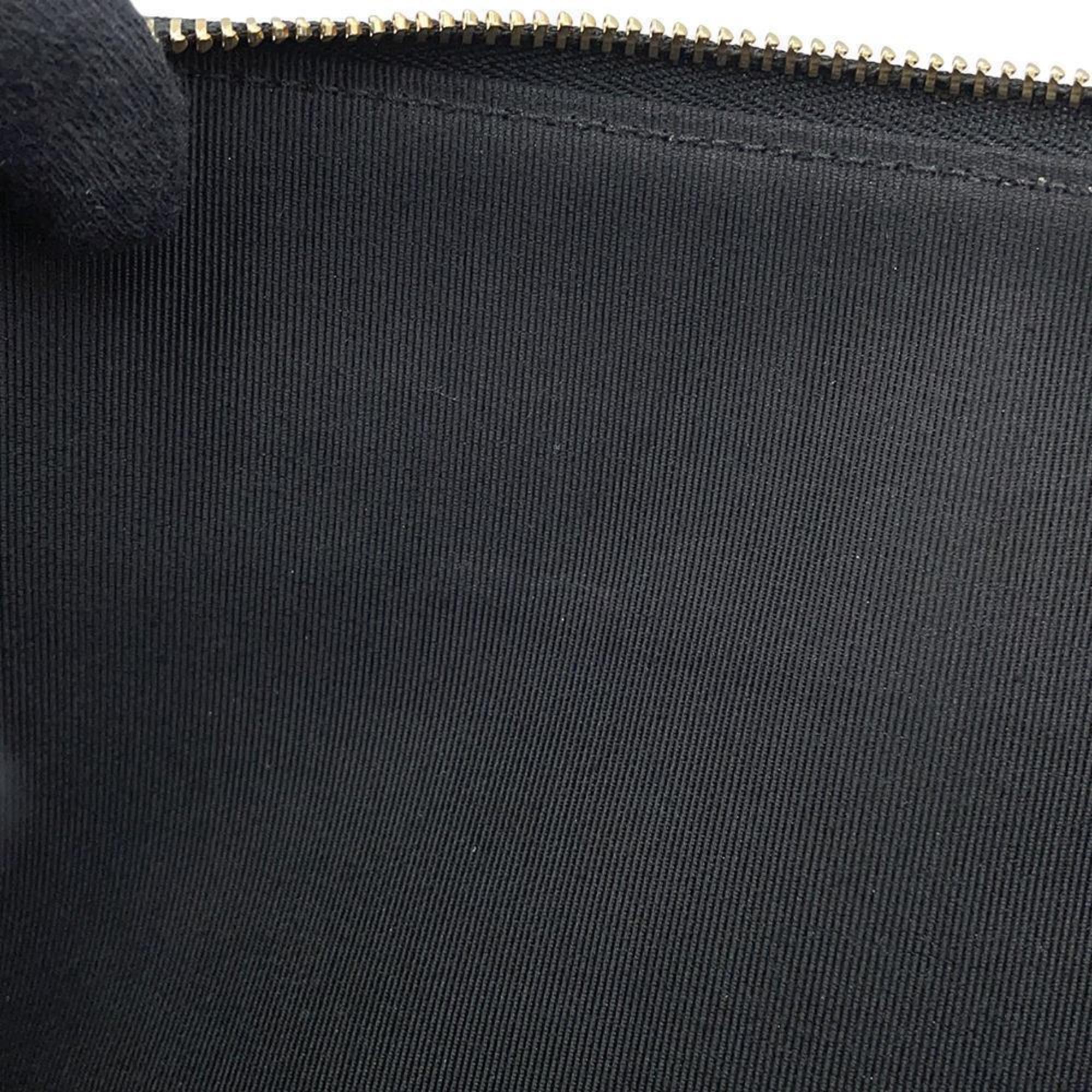 Chanel Black Leather Clutch Bag (Pre-Owned)