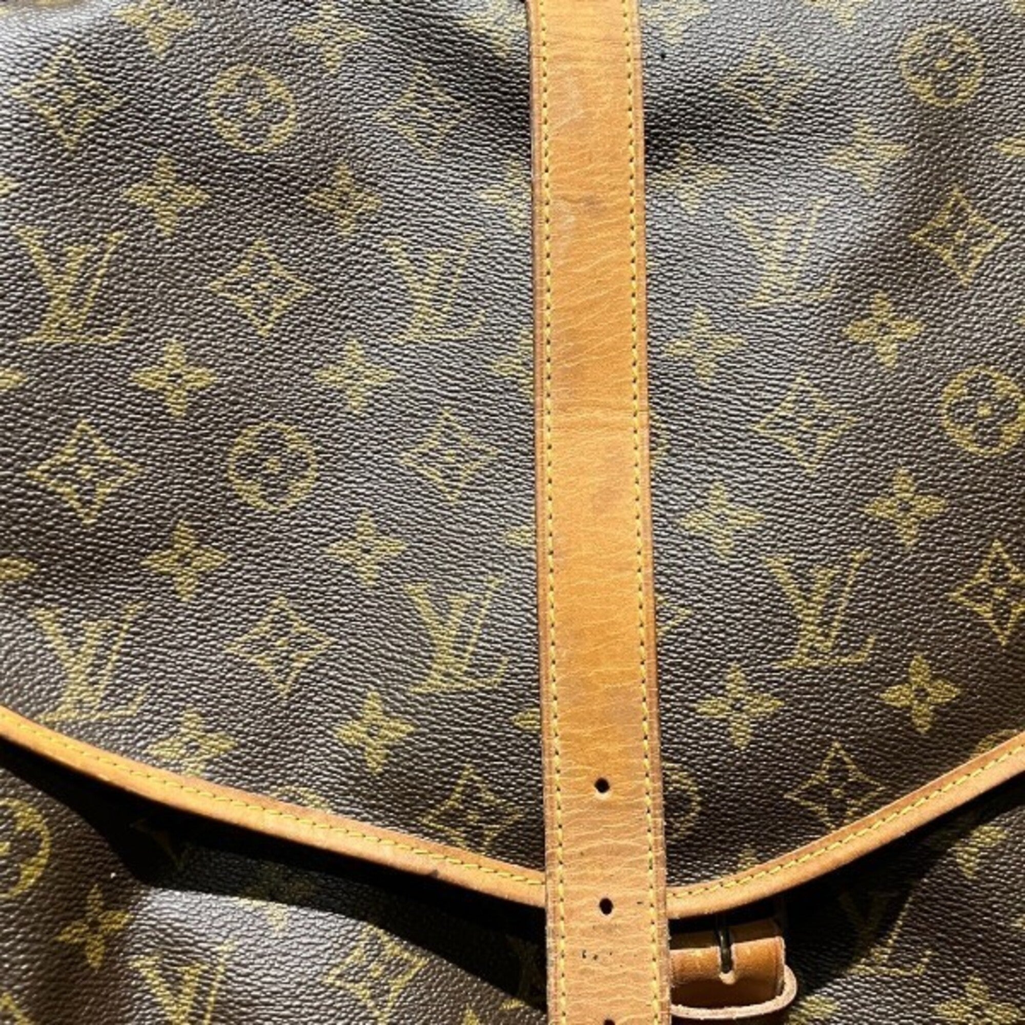 Louis Vuitton Brown Monogram Handbag Shoulder Bag (Pre-Owned)
