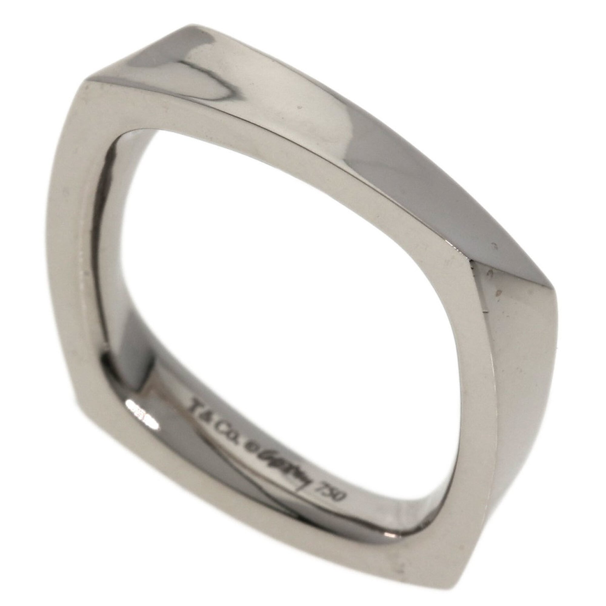 Tiffany White Gold White Gold (18K) Band Ring (Pre-Owned)