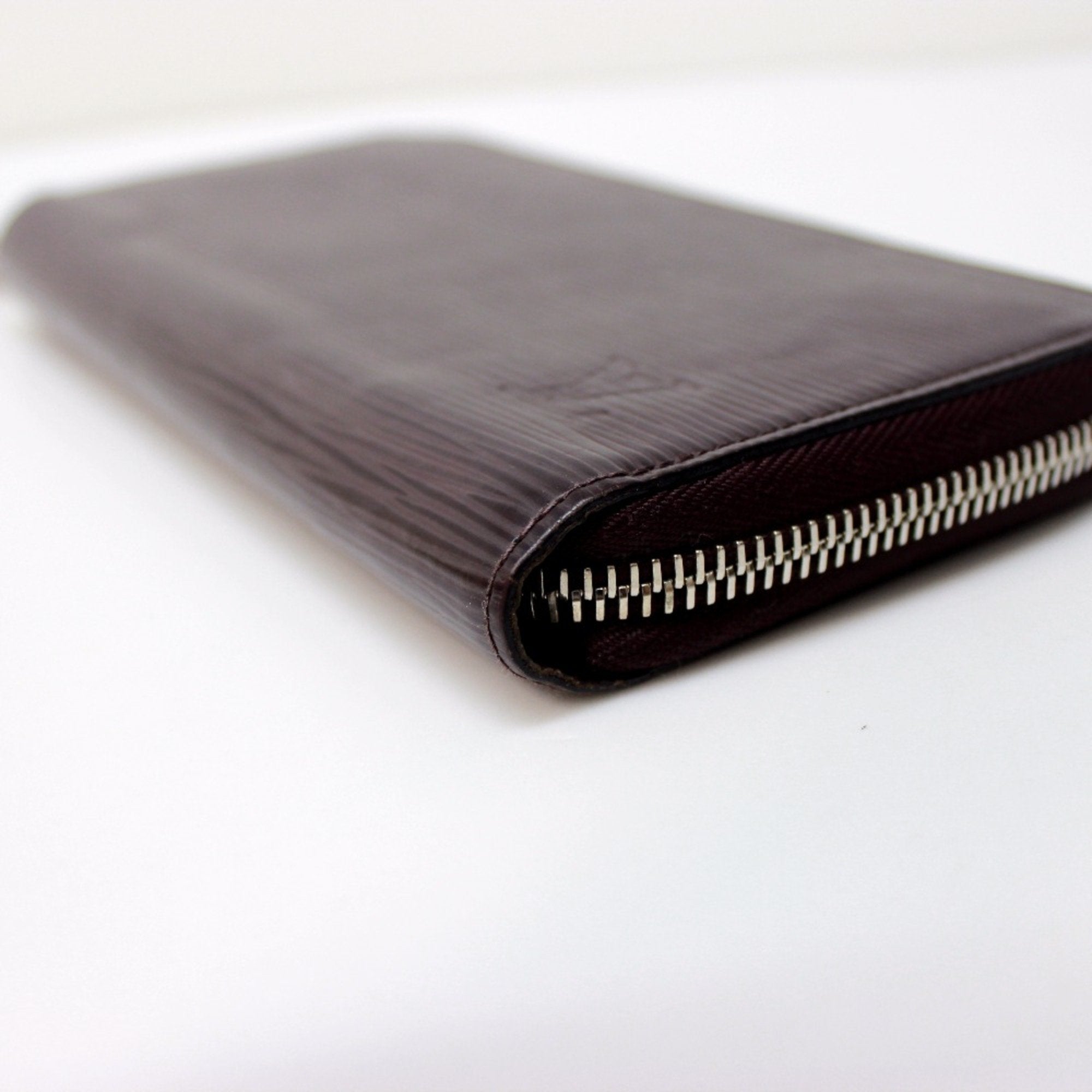 Louis Vuitton Purple Leather Long Wallet (Bi-Fold) (Pre-Owned)