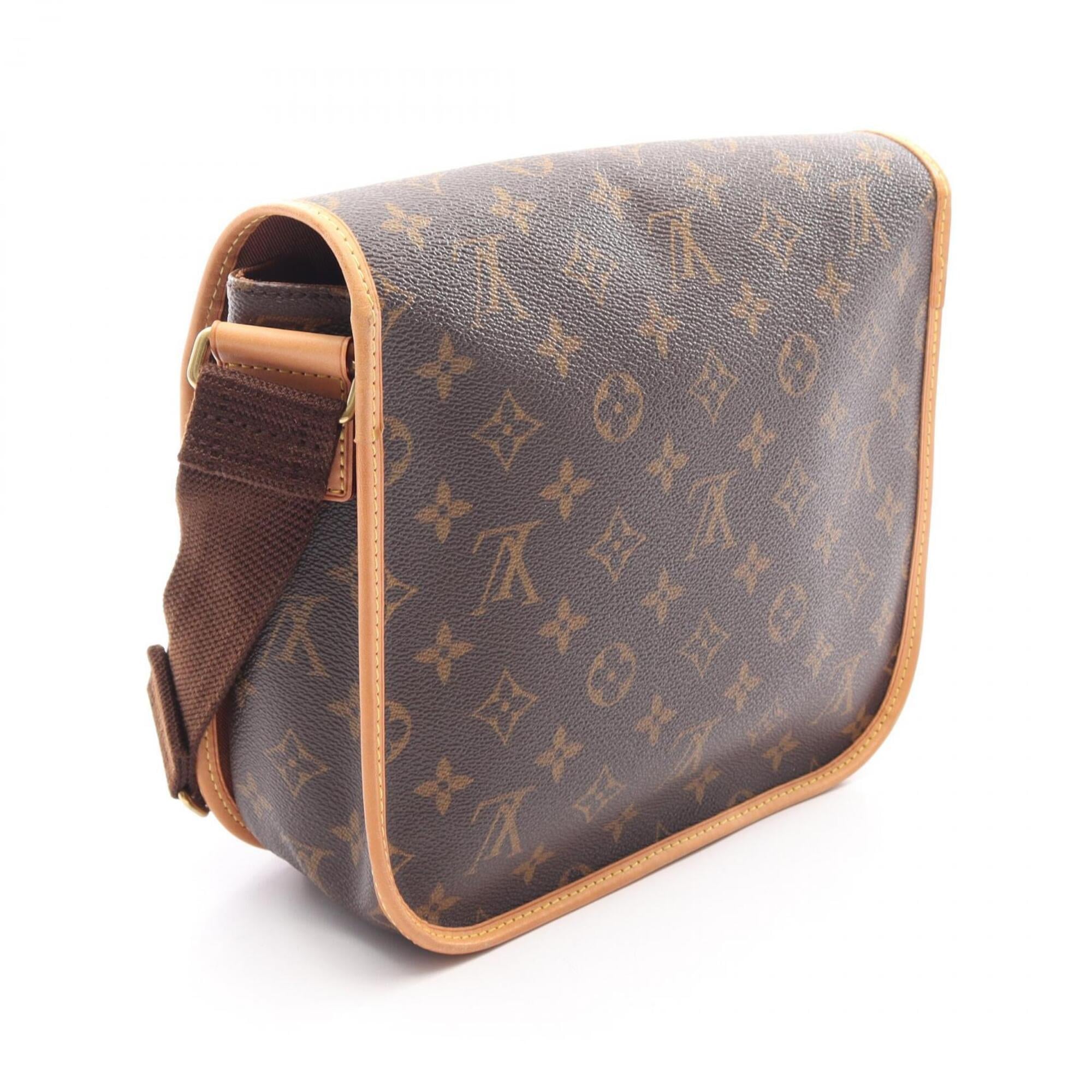 Louis Vuitton Brown Leather Handbag Shoulder Bag (Pre-Owned)
