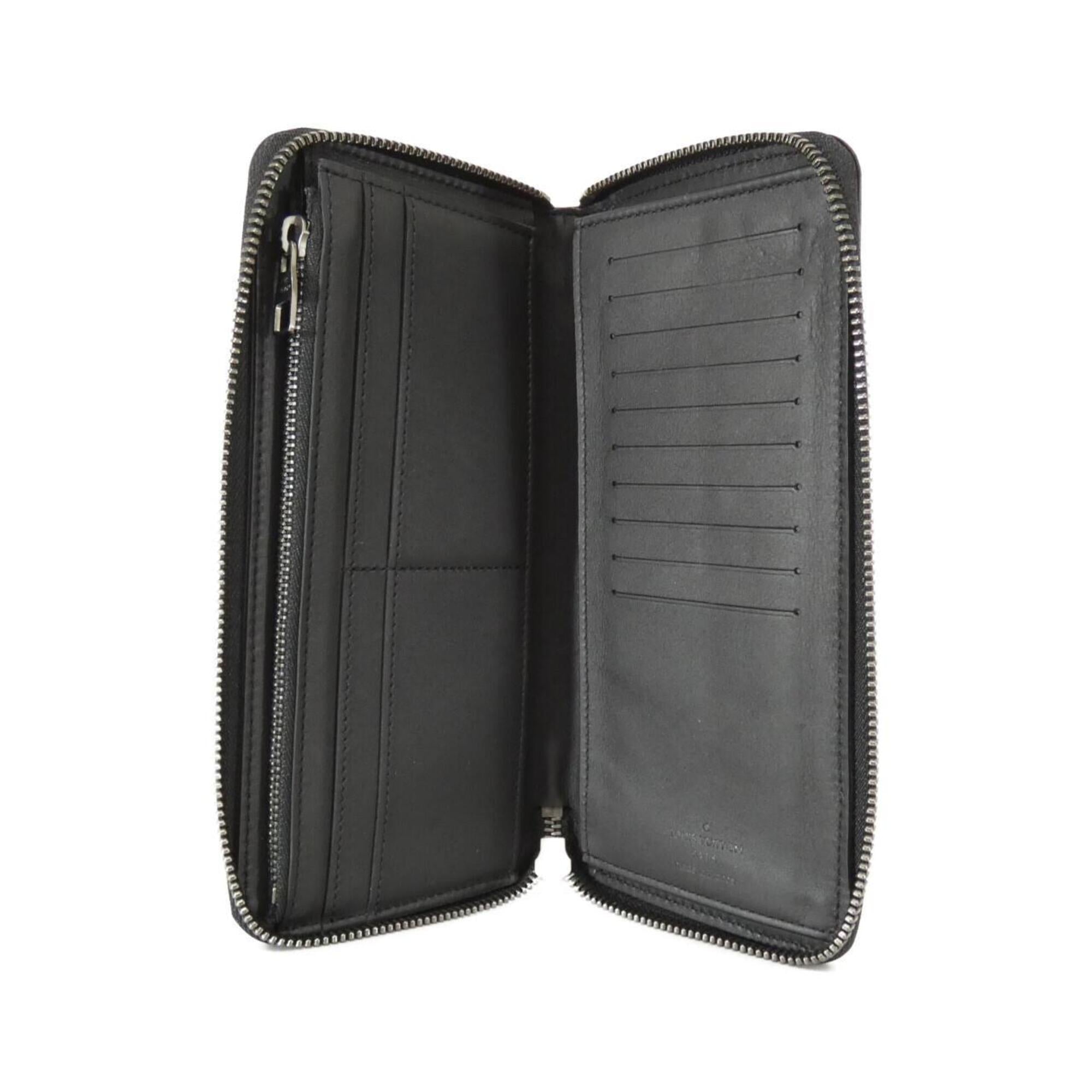 Louis Vuitton Black Infini Leather Long Wallet (Bi-Fold) (Pre-Owned)