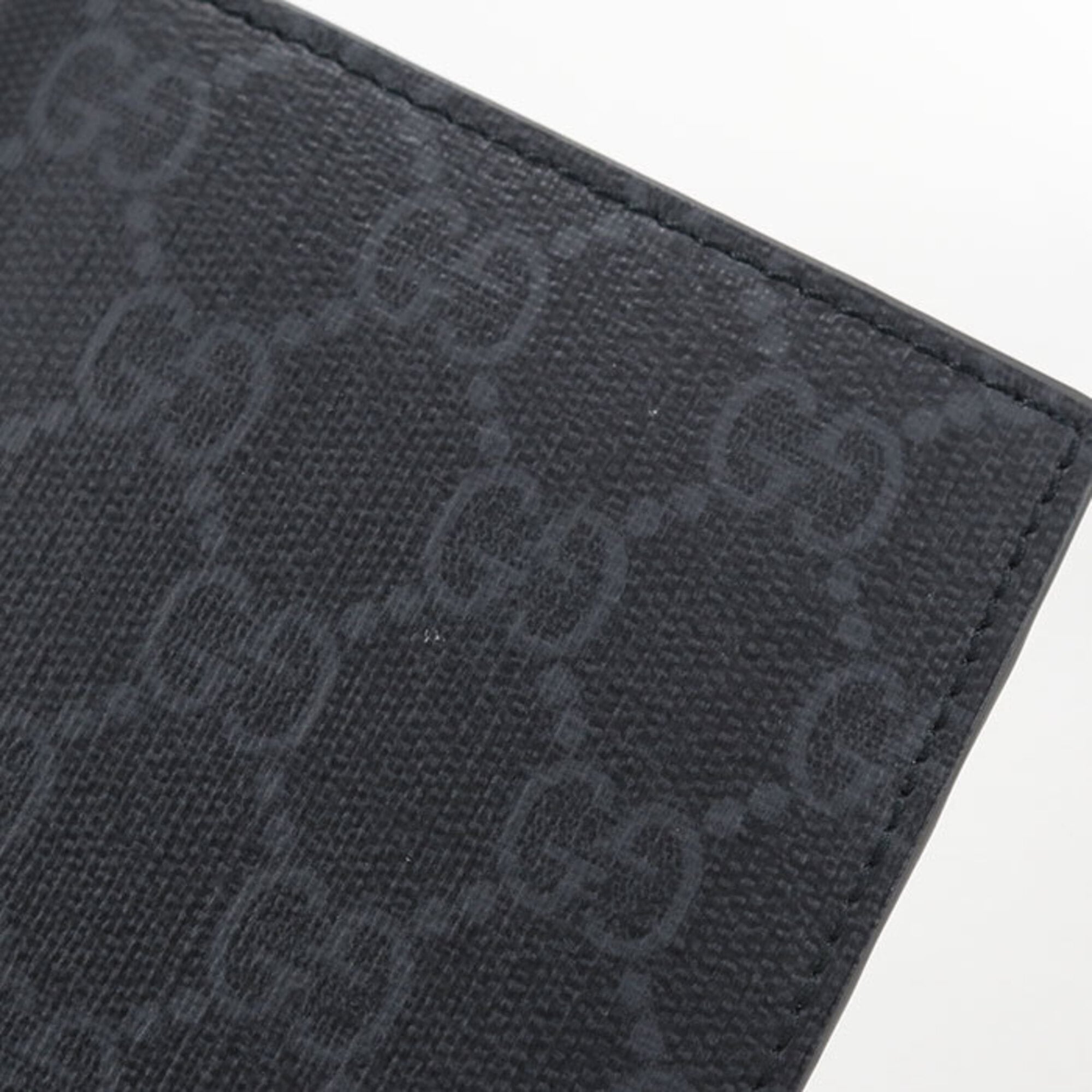 Gucci Black Pvc Long Wallet (Bi-Fold) (Pre-Owned)