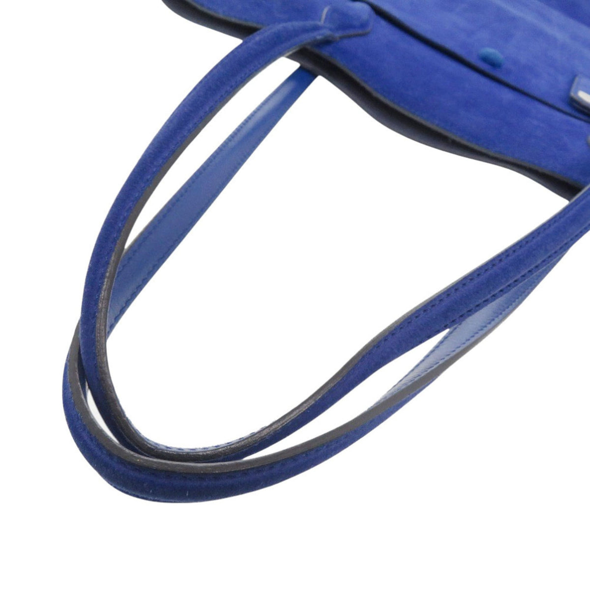 Tod's Blue Suede Tote Bag (Pre-Owned)