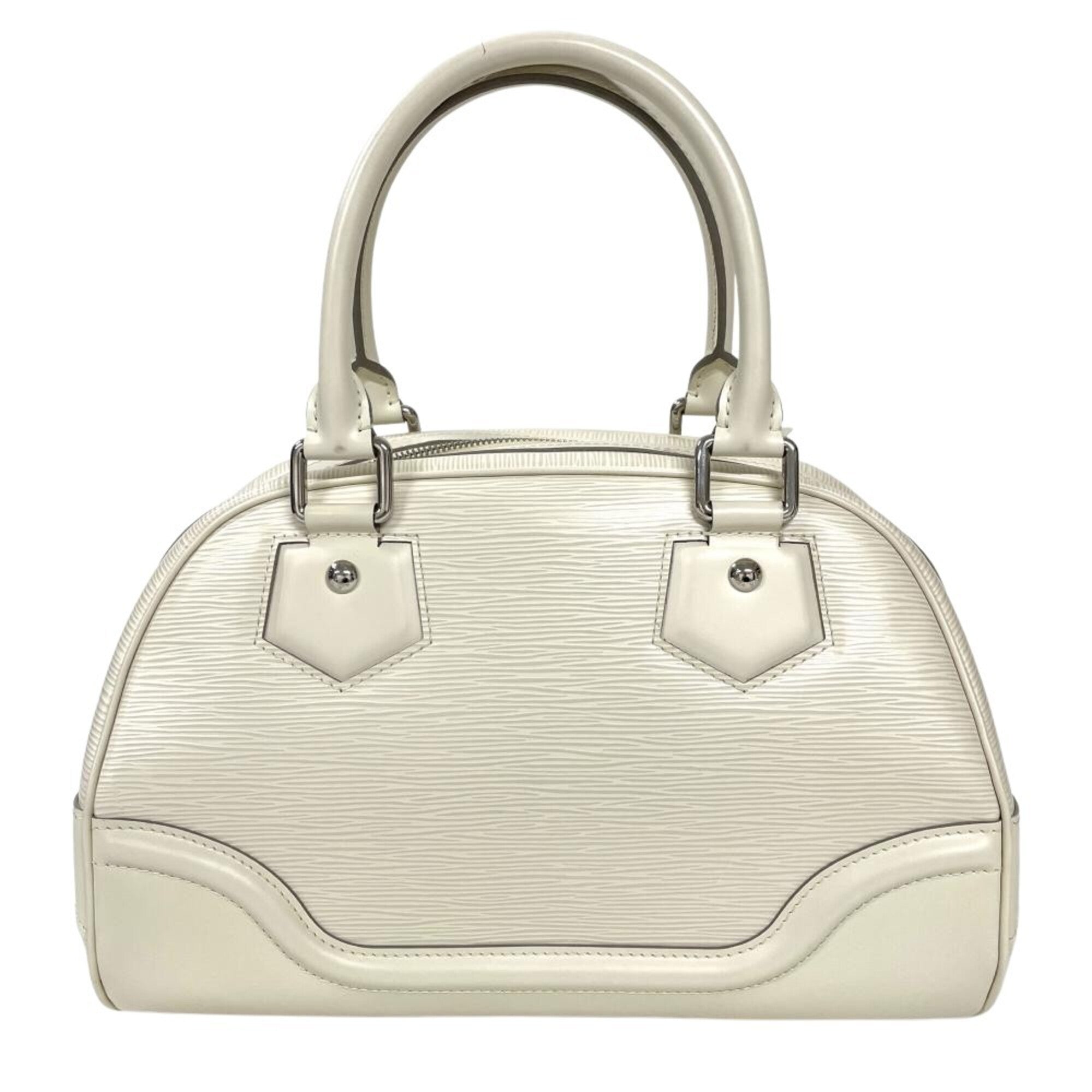 Louis Vuitton Beige Lv Off White Epi Leather Handbag (Pre-Owned)