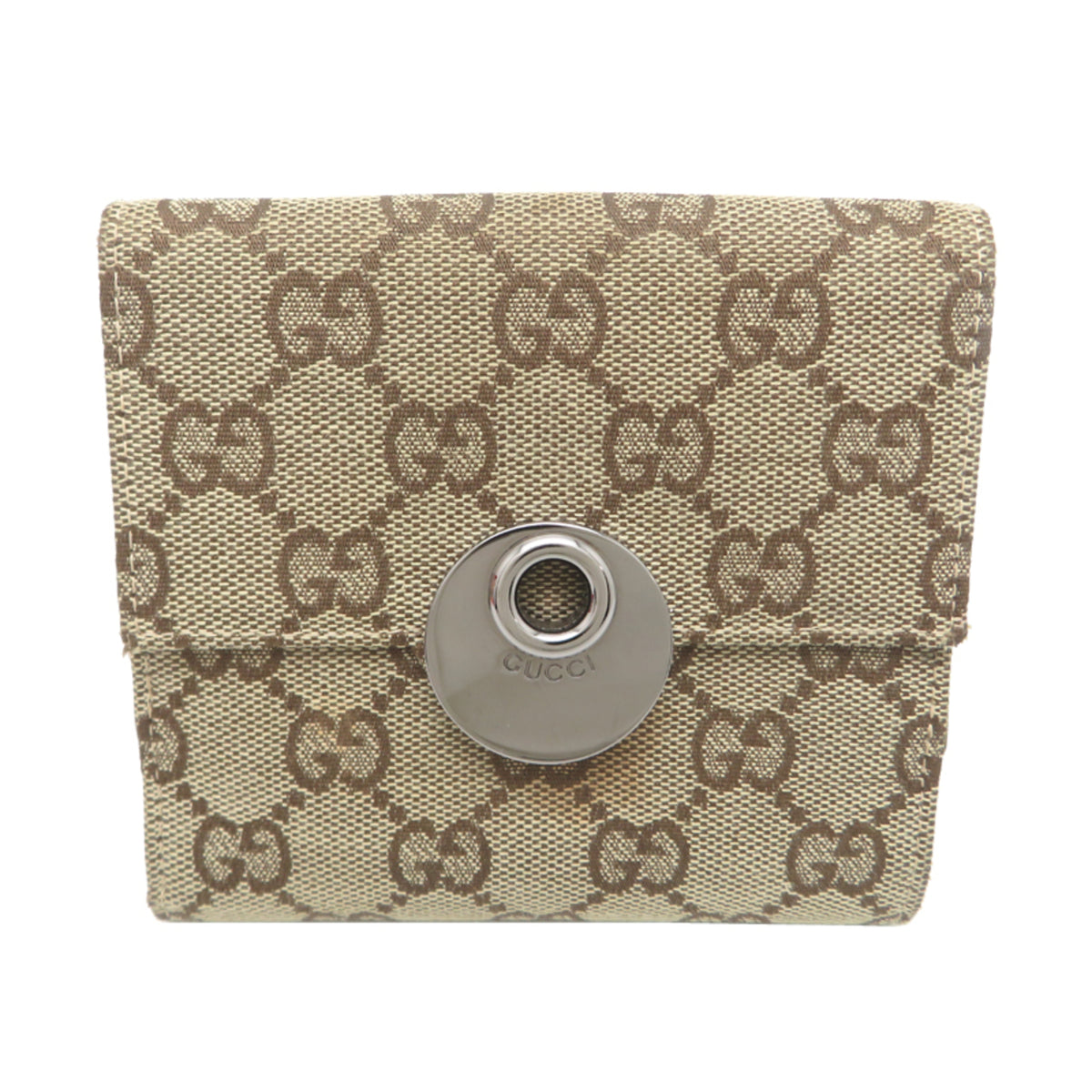 Gucci Brown Gg Canvas Wallet (Bi-Fold) (Pre-Owned)