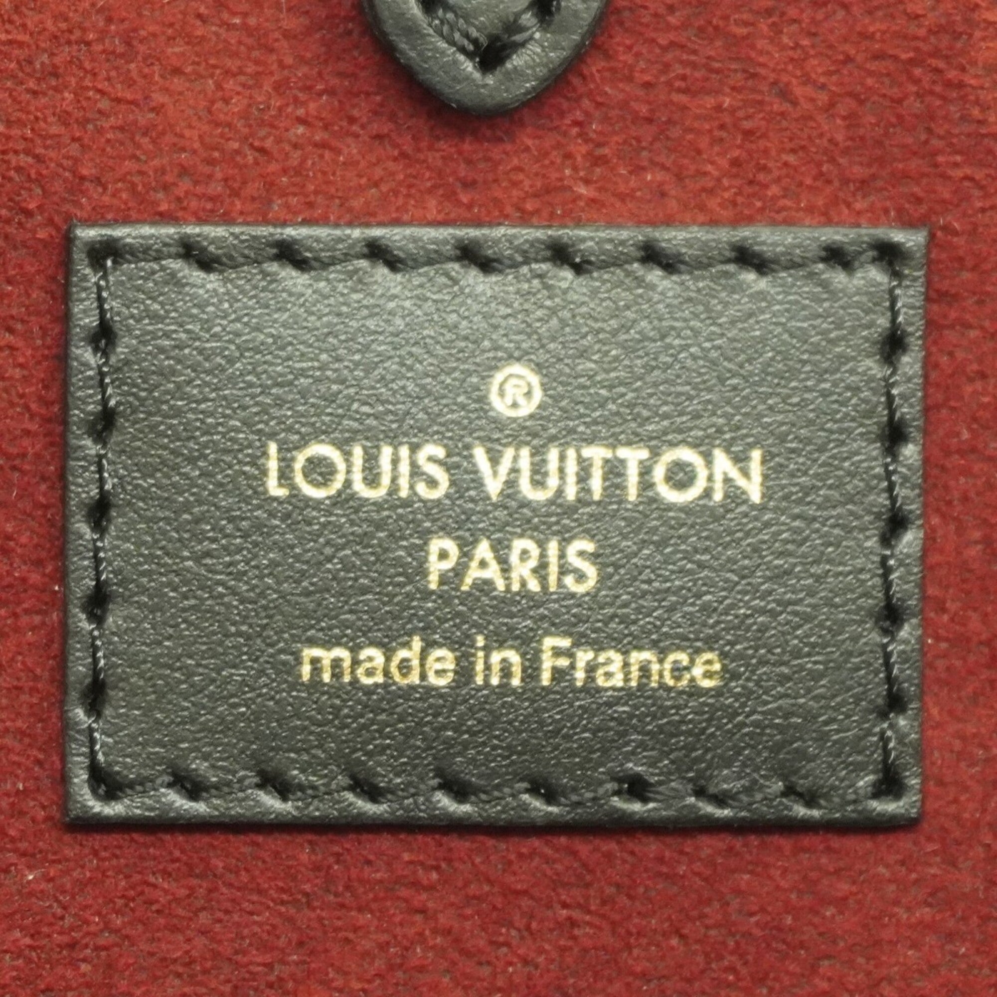 Louis Vuitton Beige Black Tote Bag (Pre-Owned)