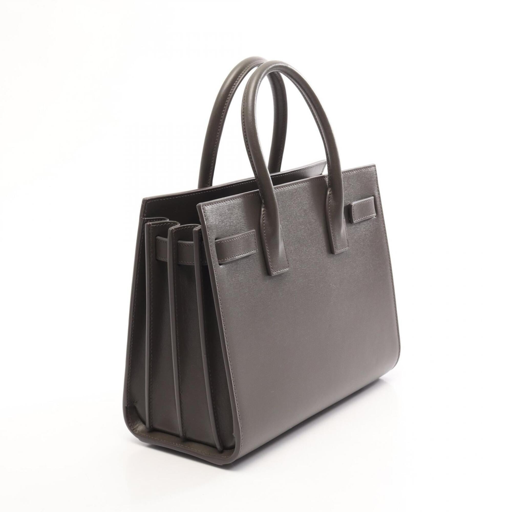 Saint Laurent Green Leather Handbag (Pre-Owned)