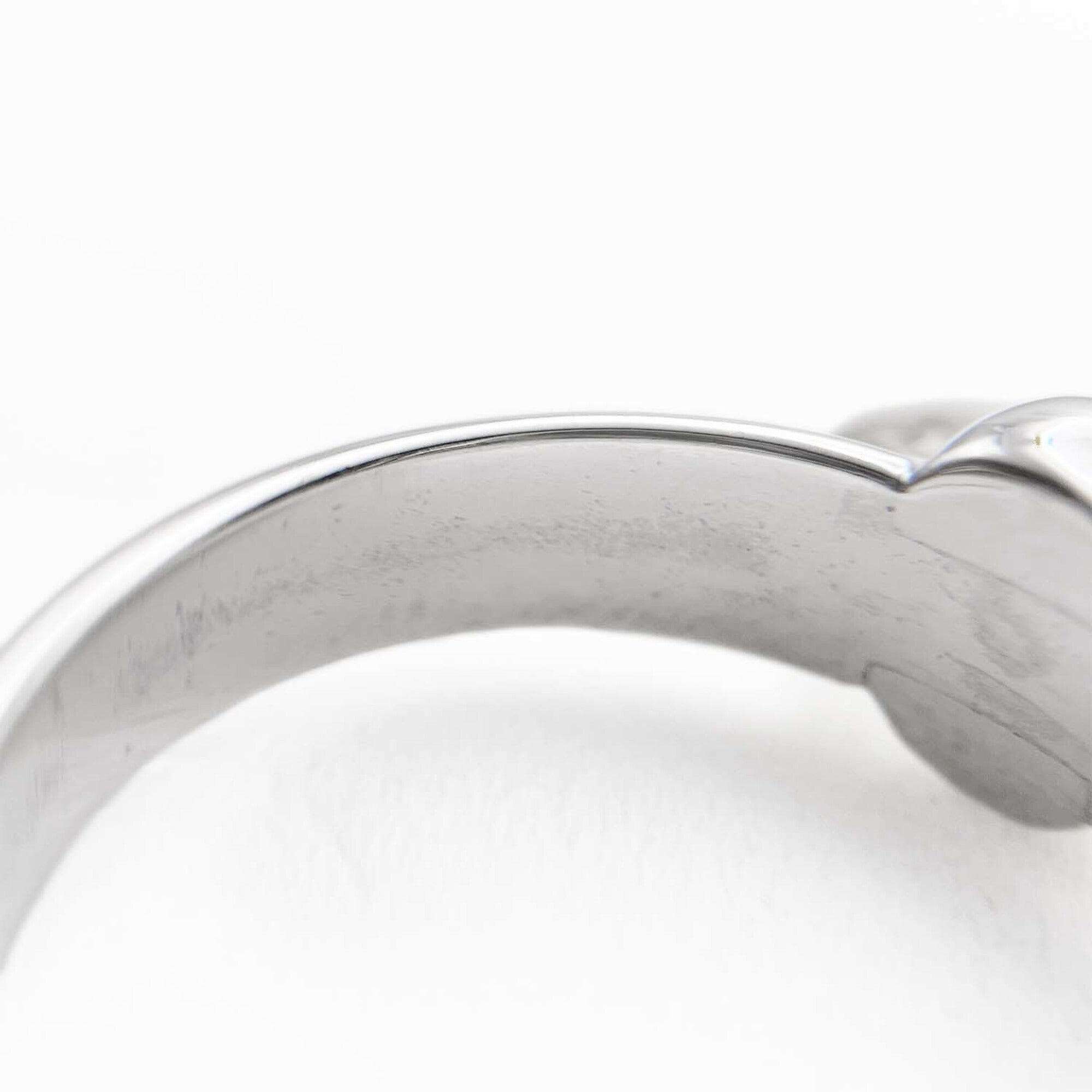 Hermes Gold Silver Yellow Gold (18K) Silver 925 Band Ring (Pre-Owned)