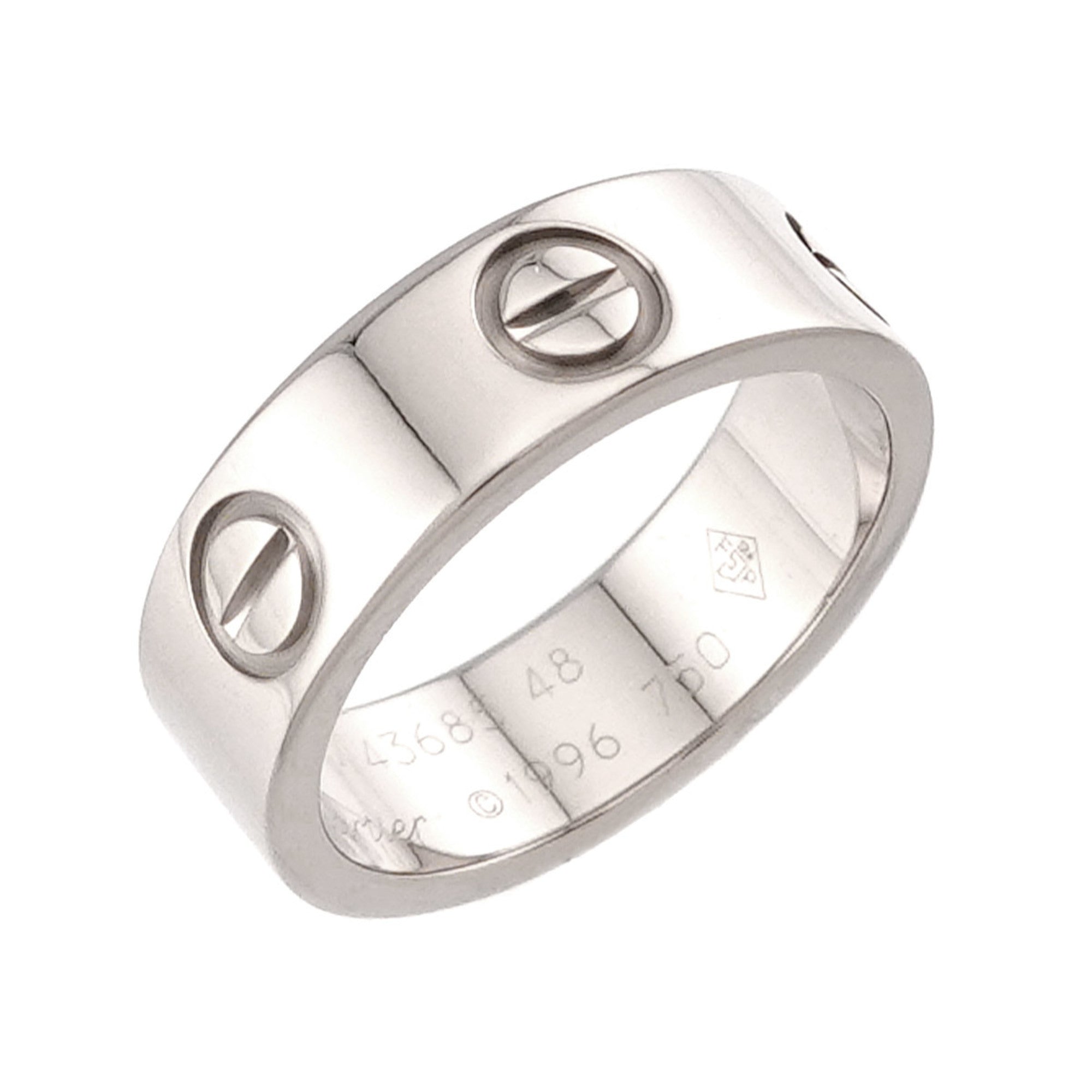 Cartier White Gold (18K) Band Ring (Pre-Owned)