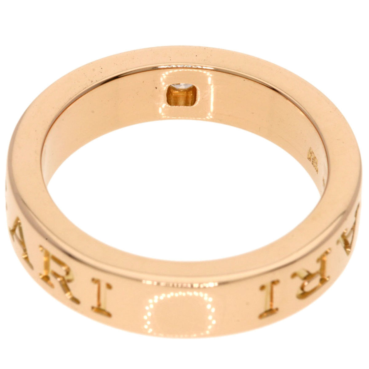Bvlgari Pink Gold Pink Gold (18K) Band Ring (Pre-Owned)