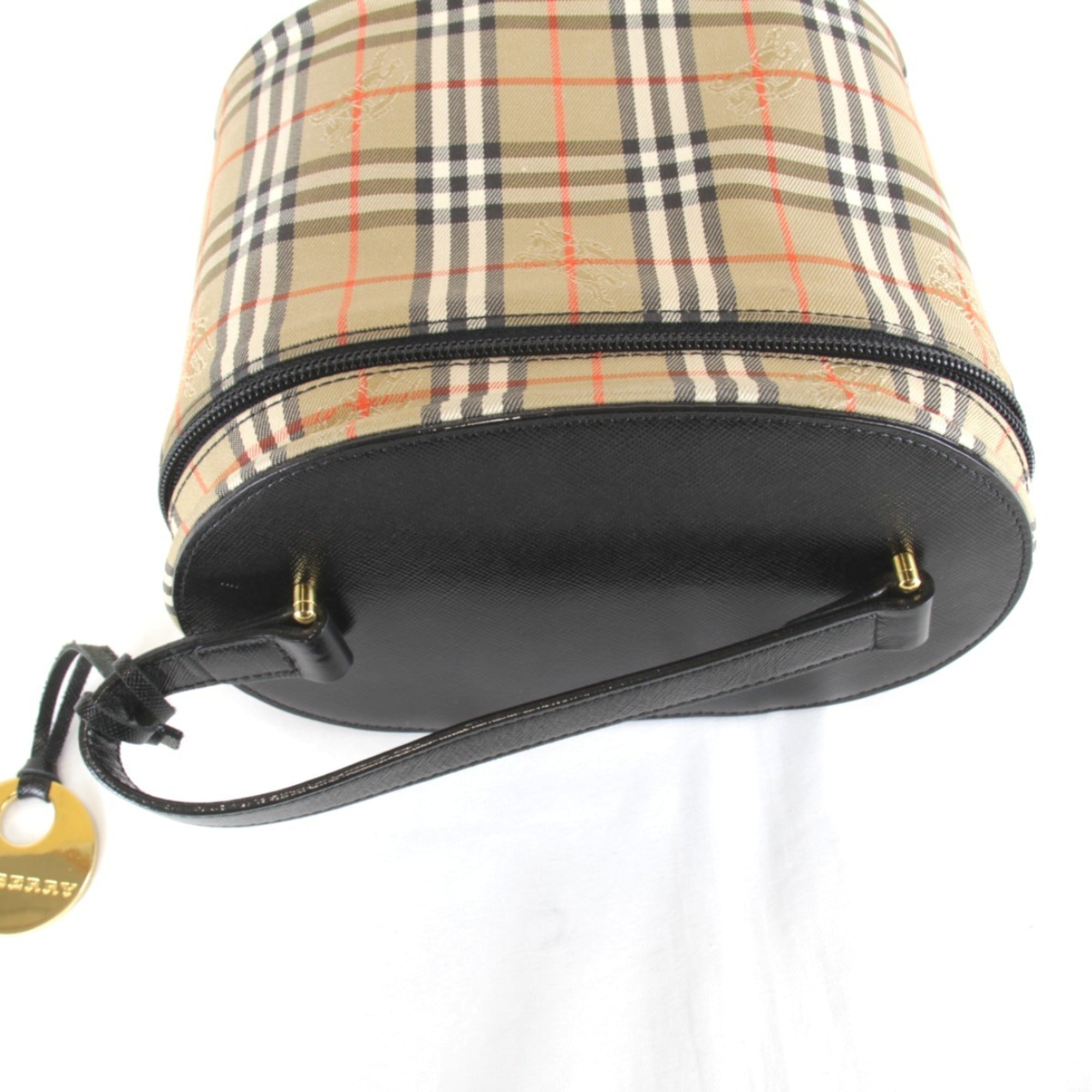 Burberry Beige Canvas Vanity Bag (Pre-Owned)