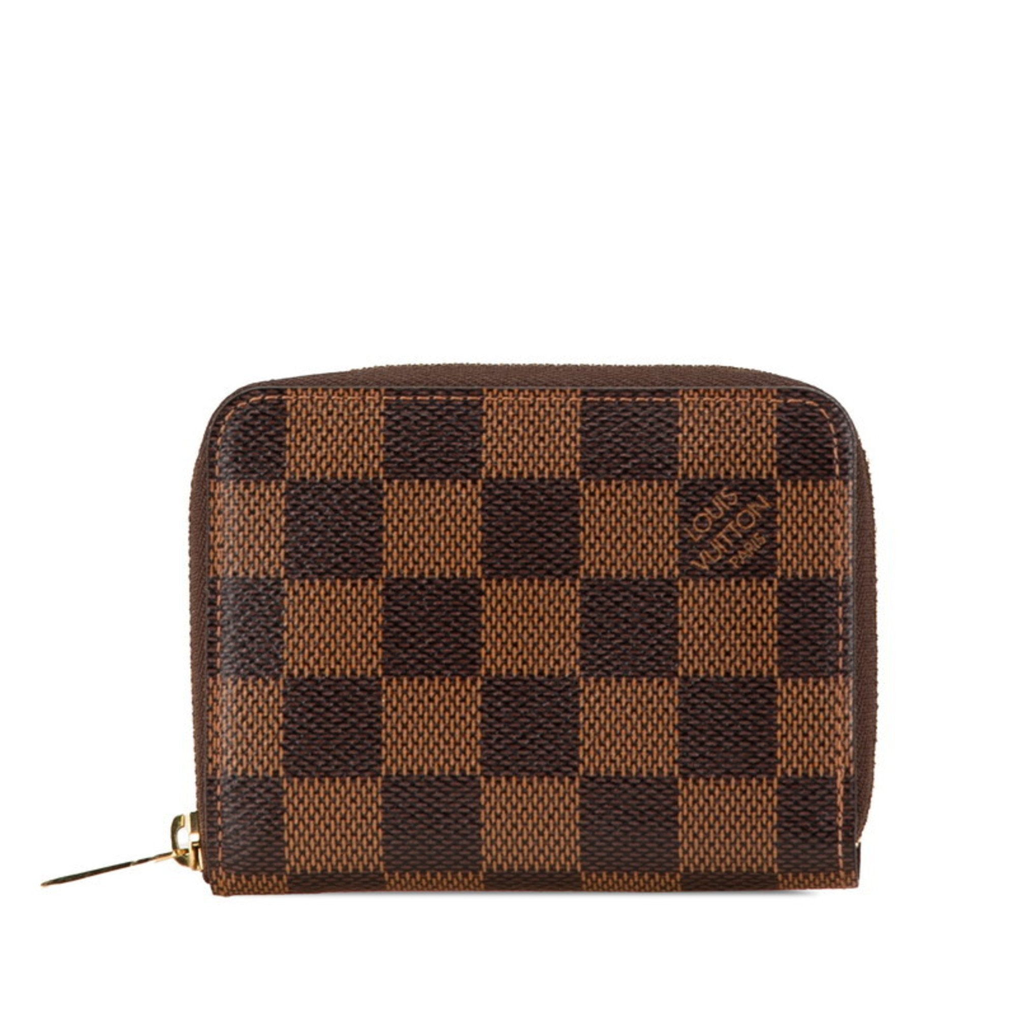 Louis Vuitton Brown Pvc Coin Purse/Coin Case (Pre-Owned)