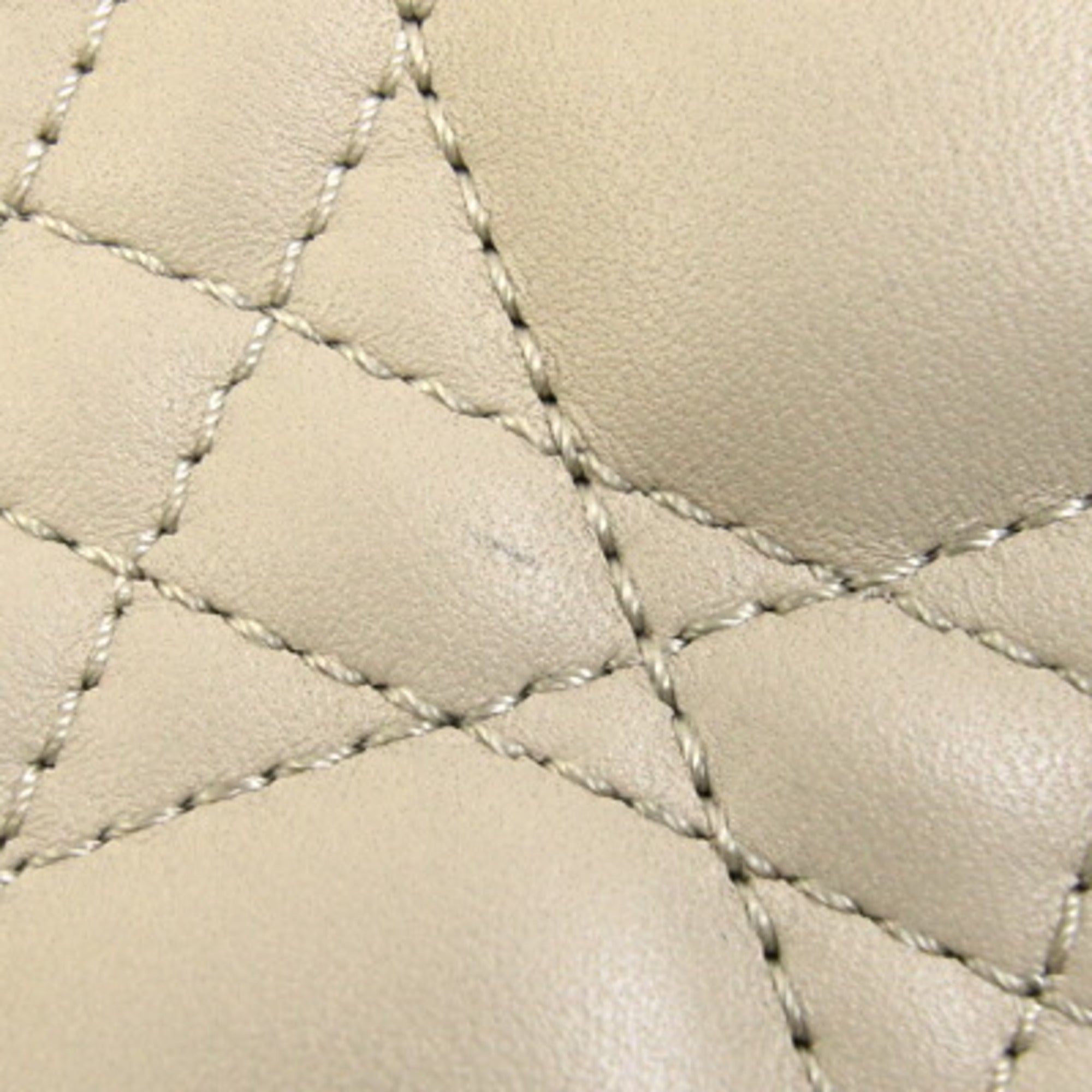 Christian Dior Beige Leather Handbag (Pre-Owned)