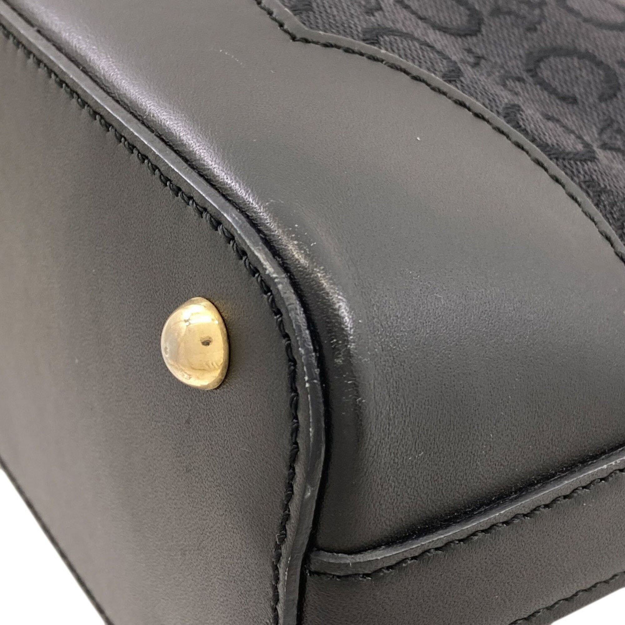 Celine Black Canvas Shoulder Bag (Pre-Owned)
